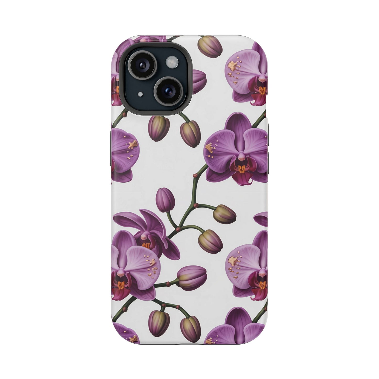 Purple Orchid Design iPhone Tough Case