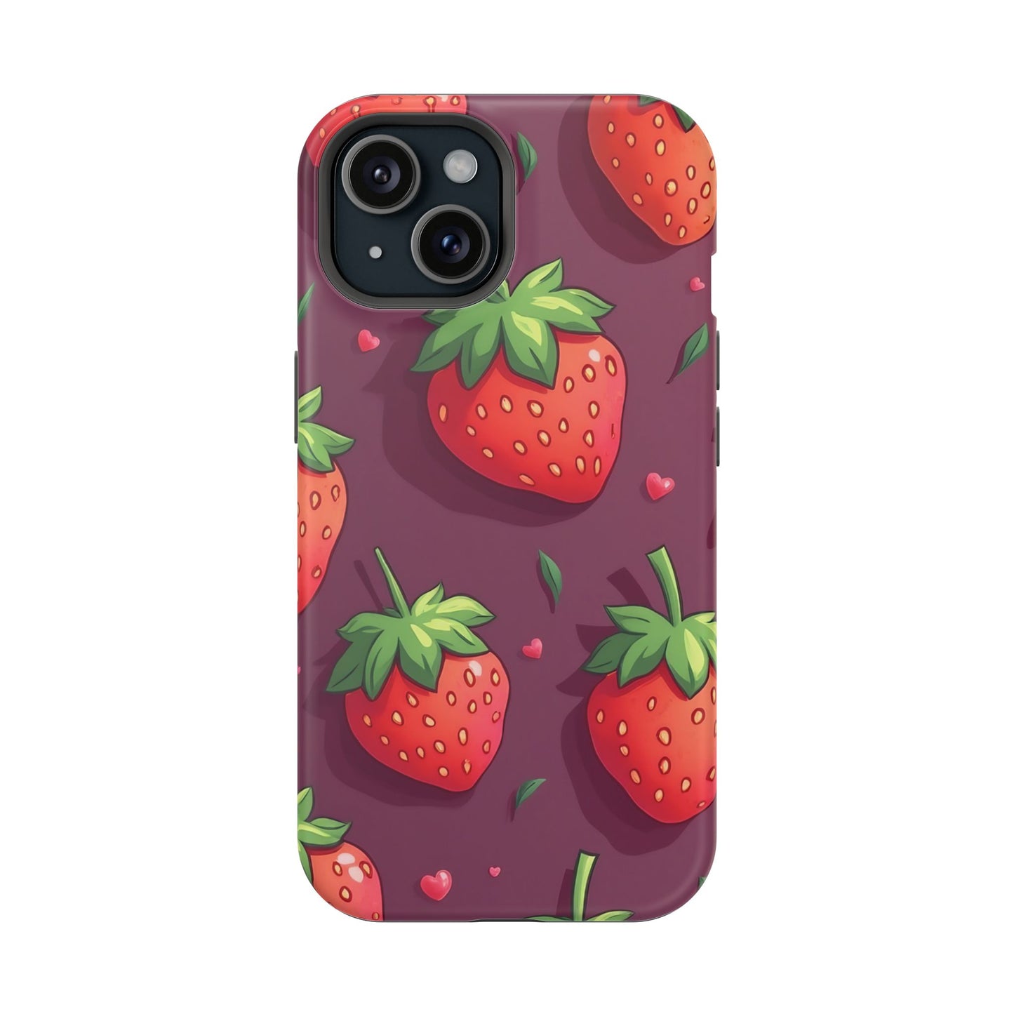 Strawberry Design iPhone Tough Phone Case