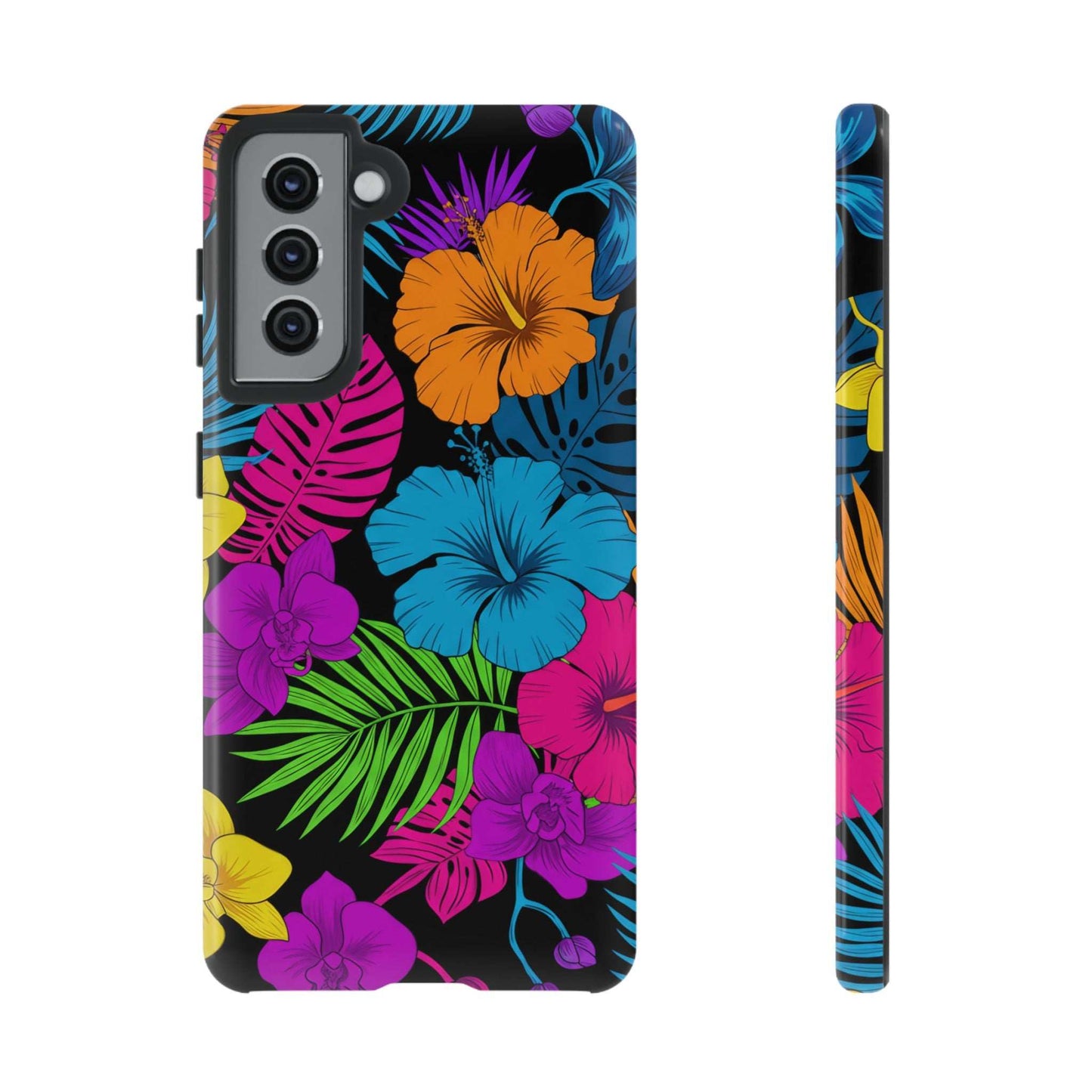 Modern Tropical Floral Design Samsung Phone Case