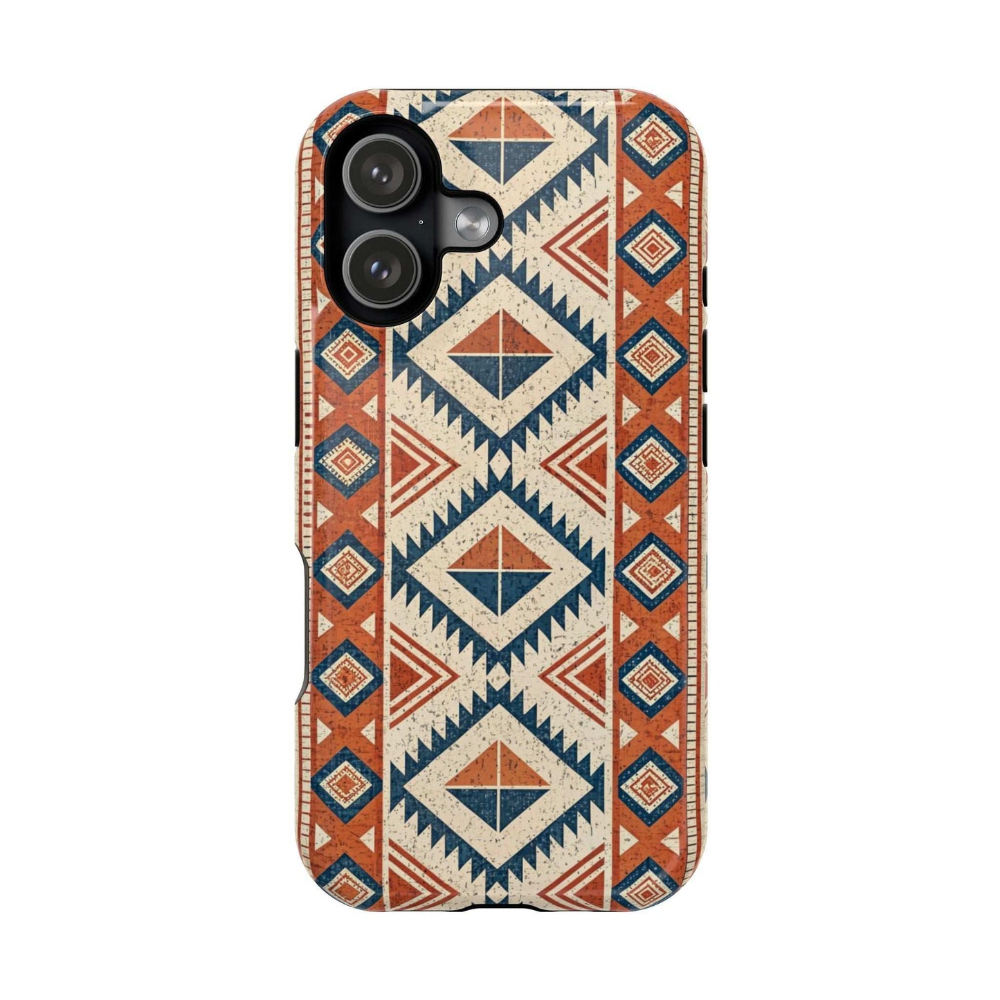 iPhone magnetic tough case with durable tribal inspired pattern protection