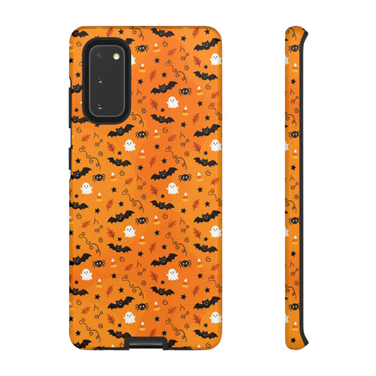 Boo-tiful Halloween Bat & Ghost Tough Phone Case