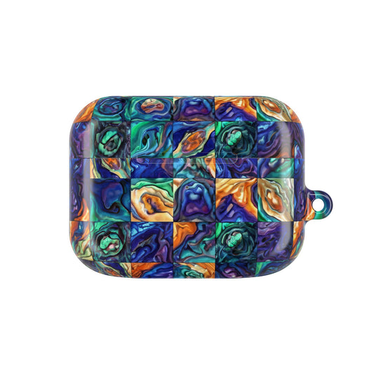 Blue & Purple Seascape AirPod Case — Abstract Ocean-Inspired Protective Cover