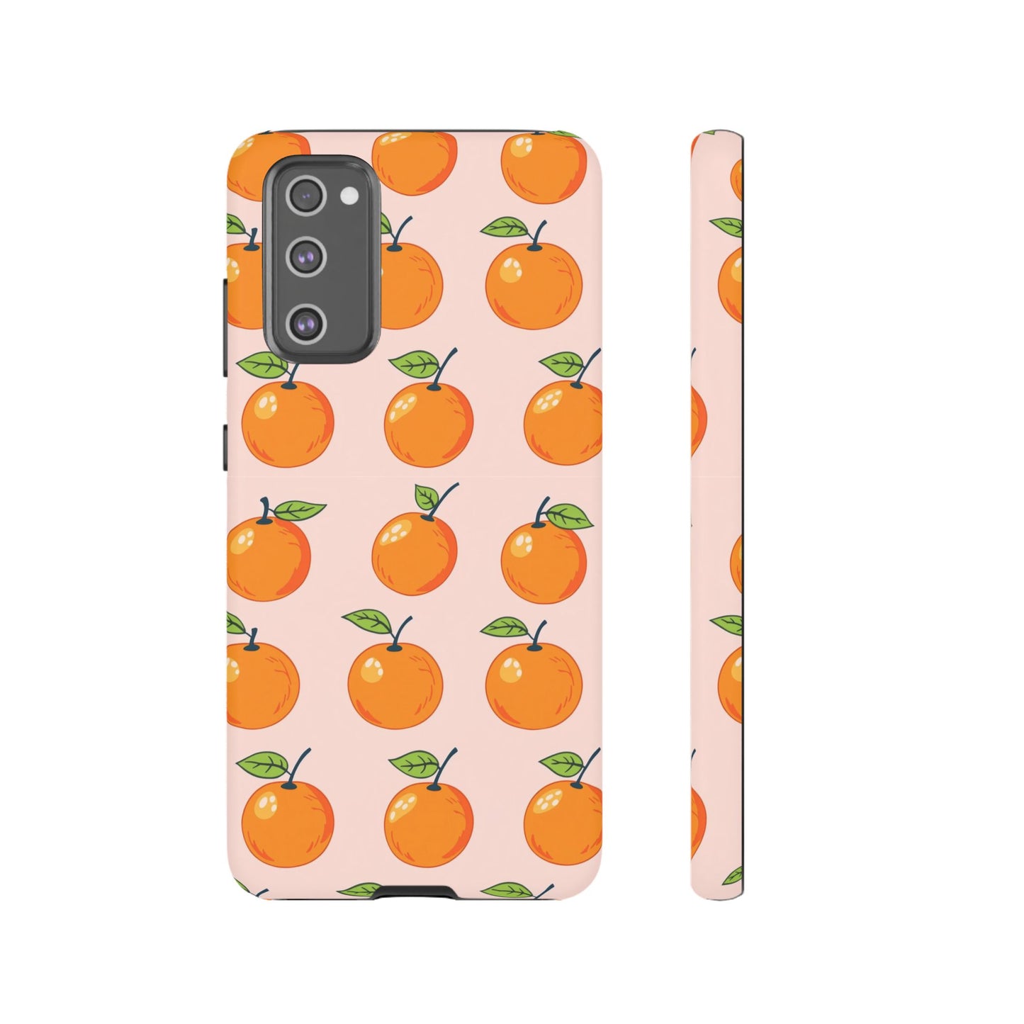 Orange Fruit Design Samsung Tough Phone Case