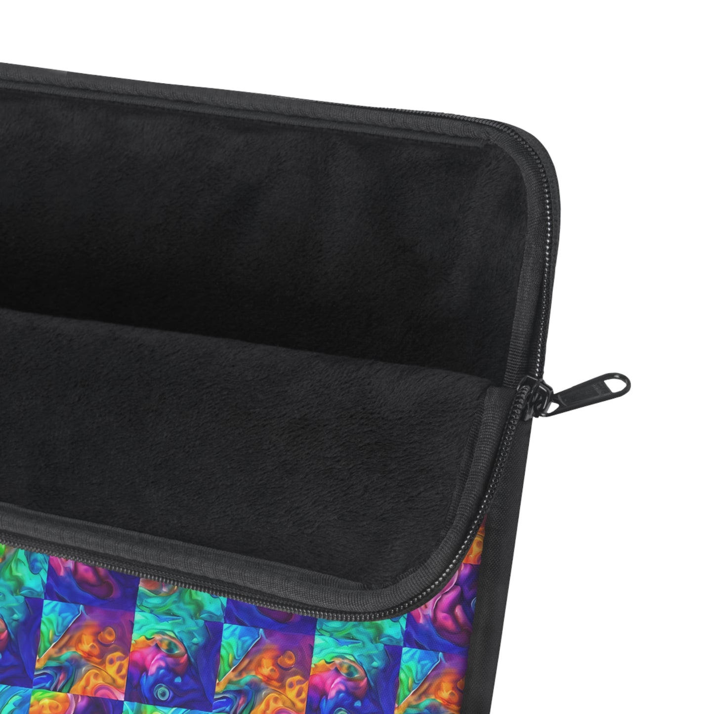 Abalone Swirl Laptop Sleeve — Glowing Shell Design