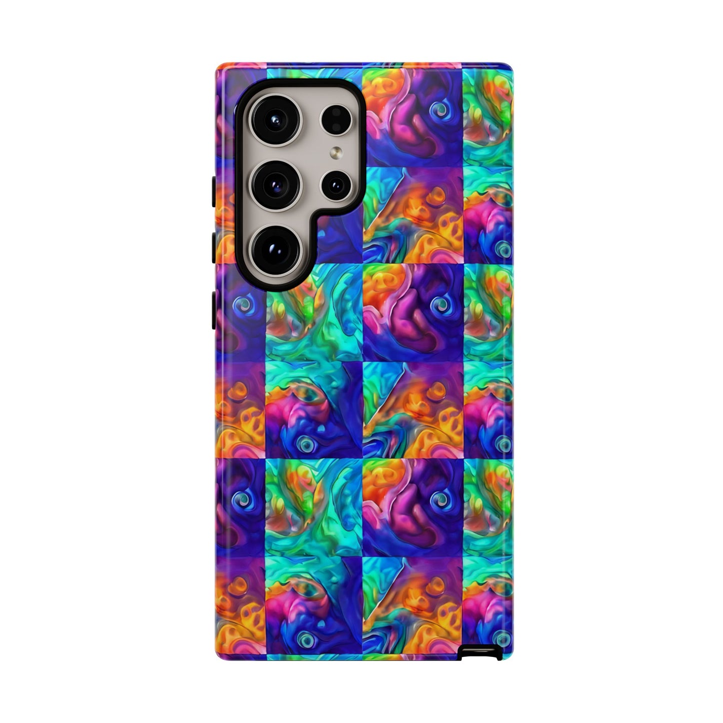 Abalone Swirl Samsung Phone Case — Glowing Shell Design
