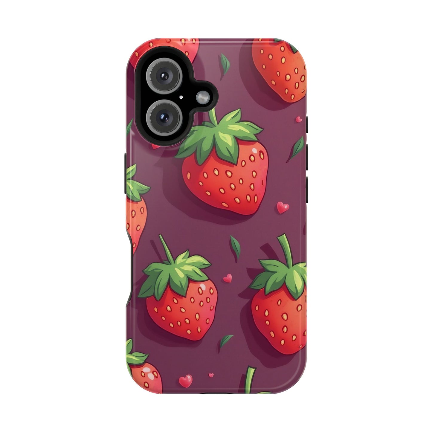 Strawberry Design iPhone Tough Phone Case
