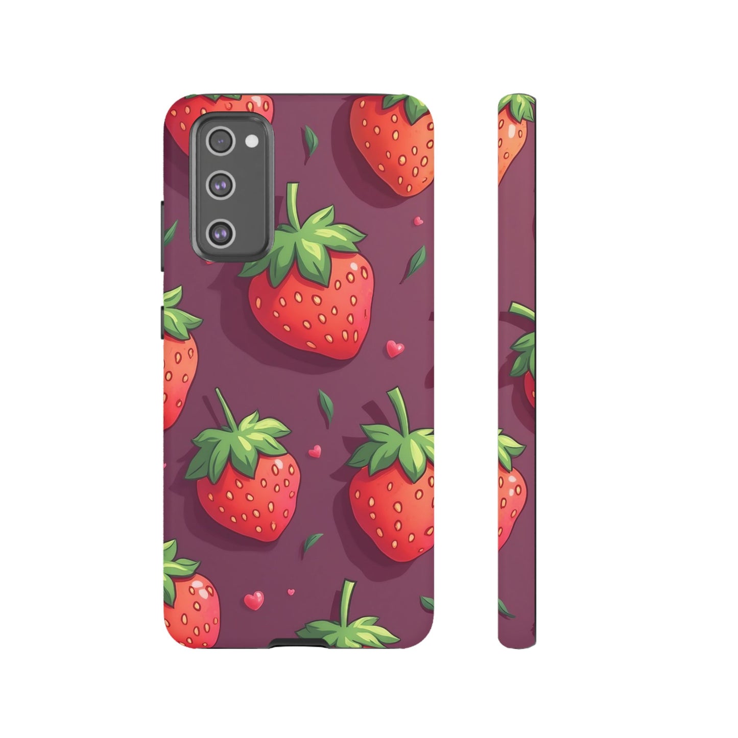 Strawberry Design Samsung Tough Phone Case