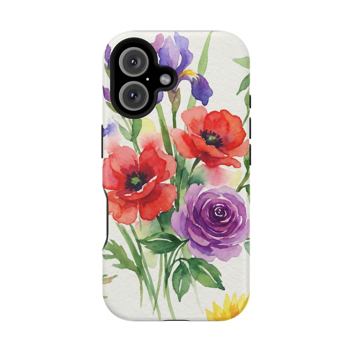 iPhone Case — Watercolor Bouquet Magnetic Impact-Resistant Case