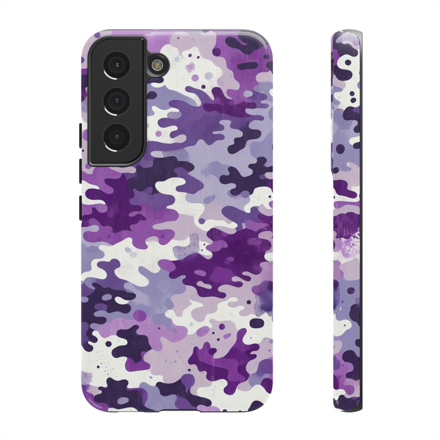 Purple Camouflage Samsung Phone Case