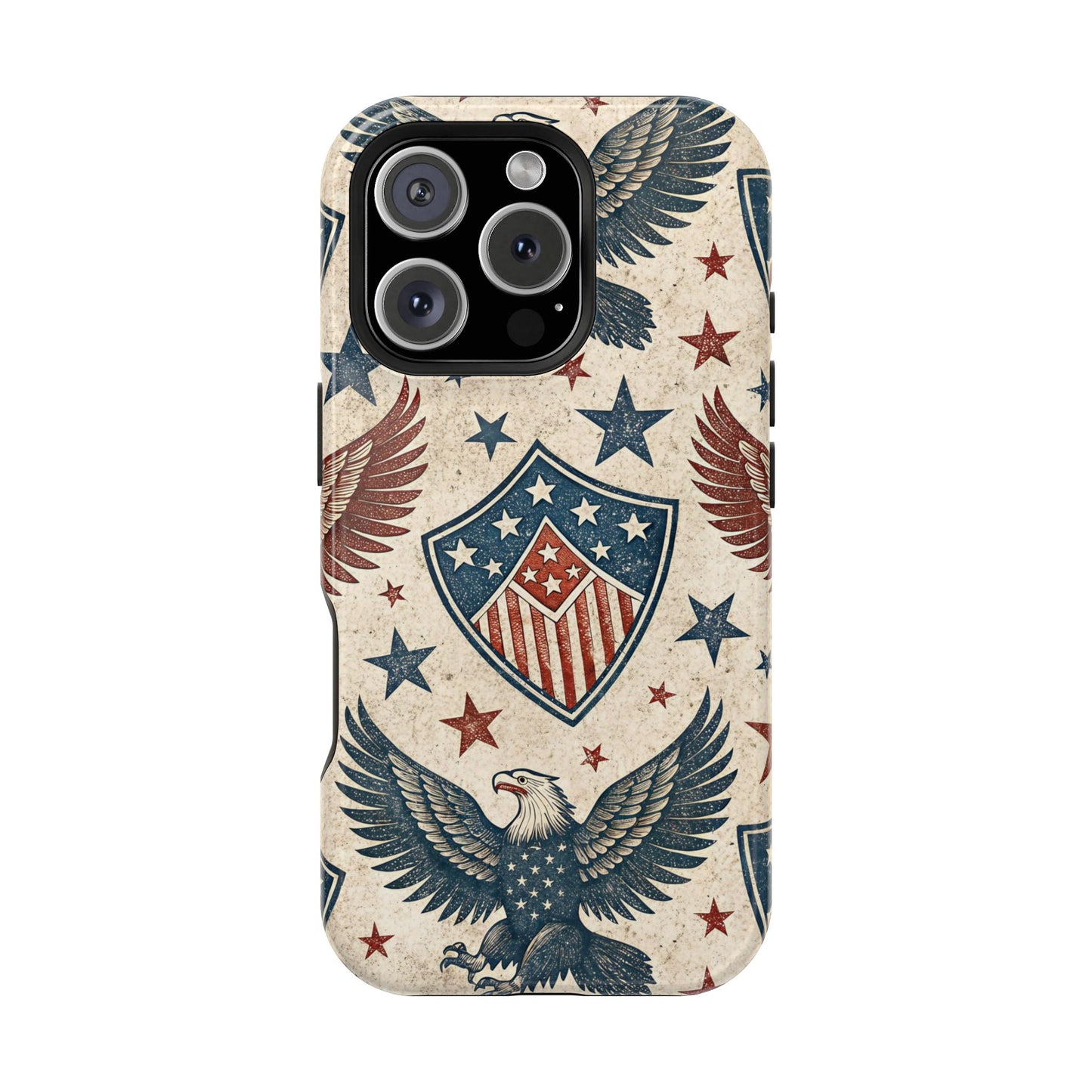 Vintage American Pride iPhone Tough Case