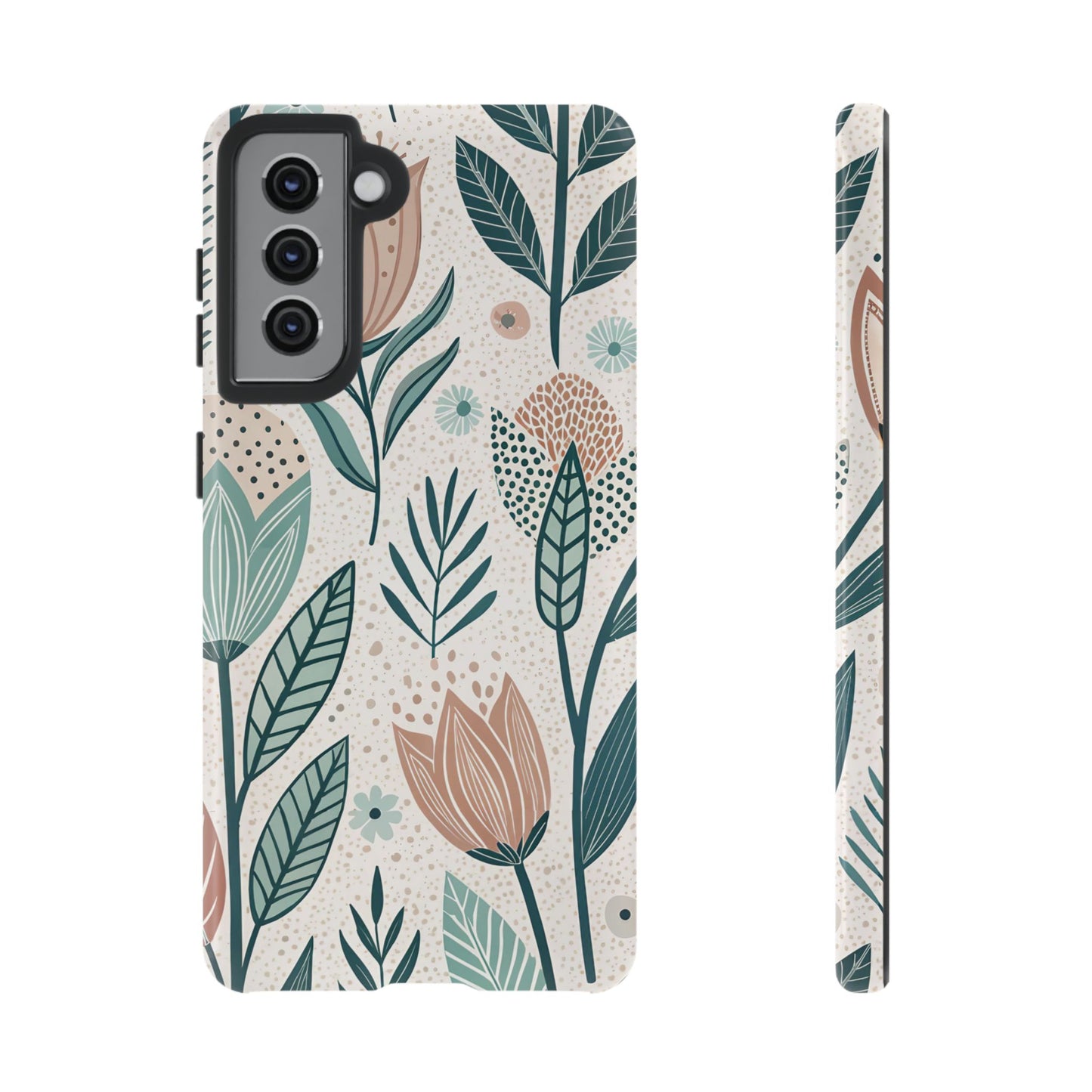 Swedish Inspired Floral Design Samsung Phone Case