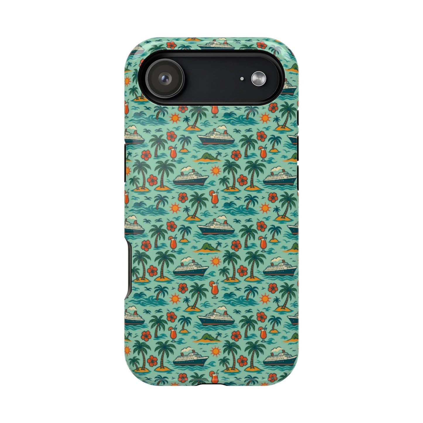 Tropical Cruise Tough iPhone Case