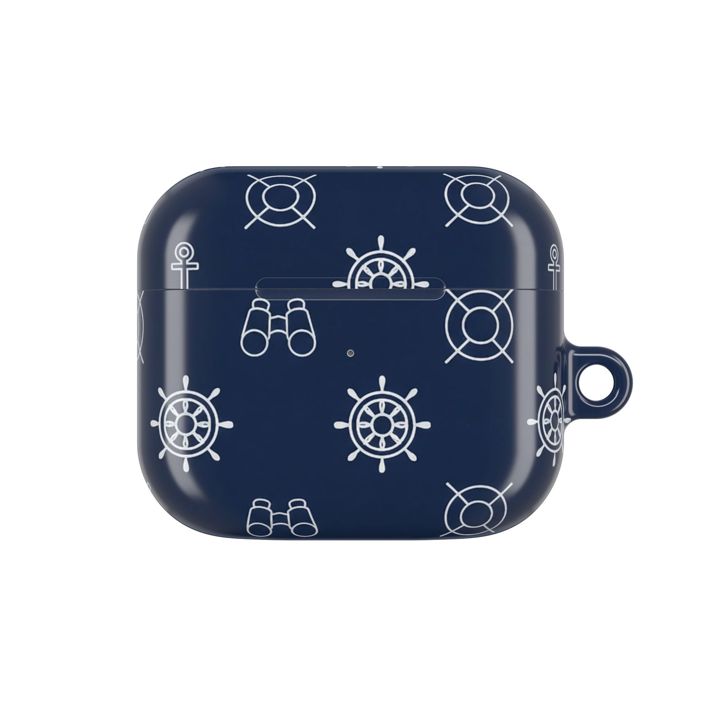Nautical-Inspired Sleek AirPod Case — Stylish Marine Design for Music Lovers