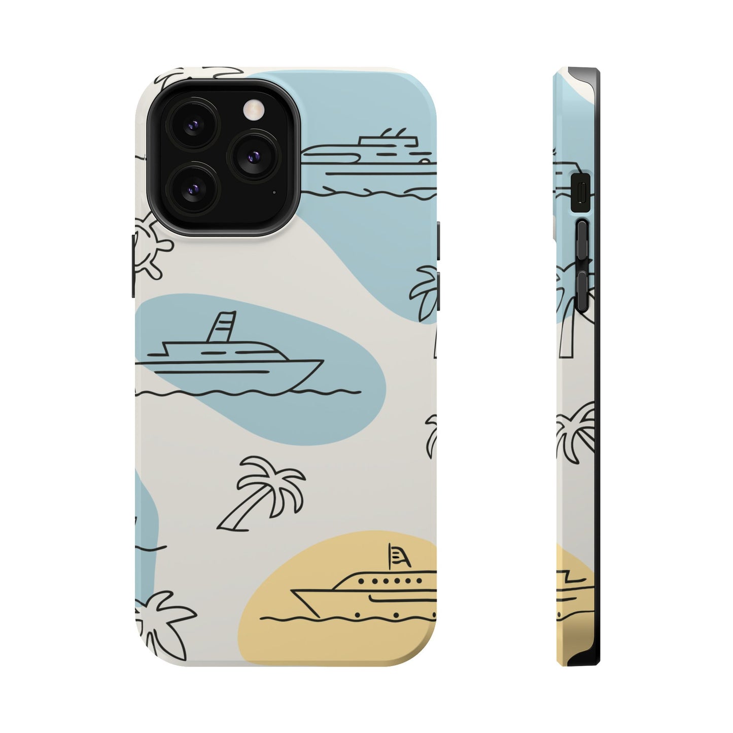 Retro Cruise Vacation iPhone Tough Case