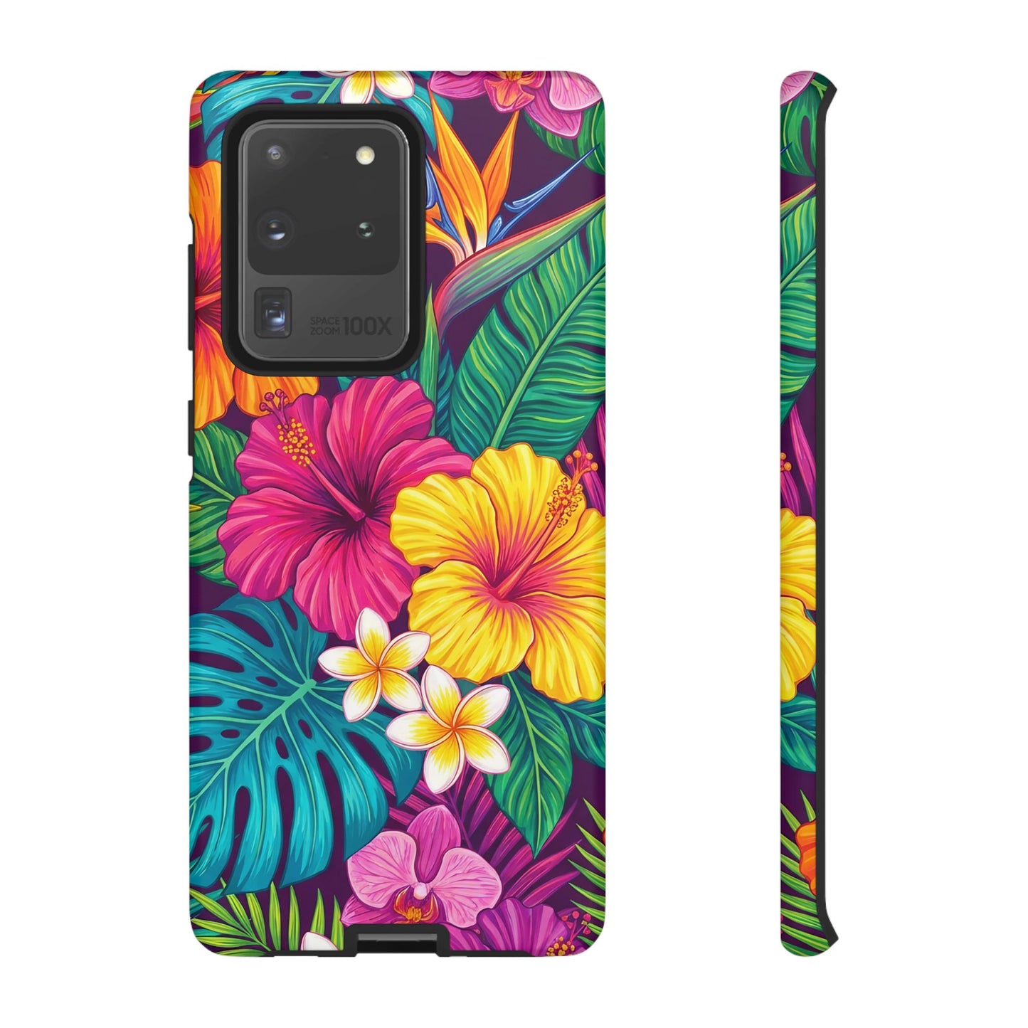 Tropical Samsung Phone Case — Vibrant Floral Tough Case