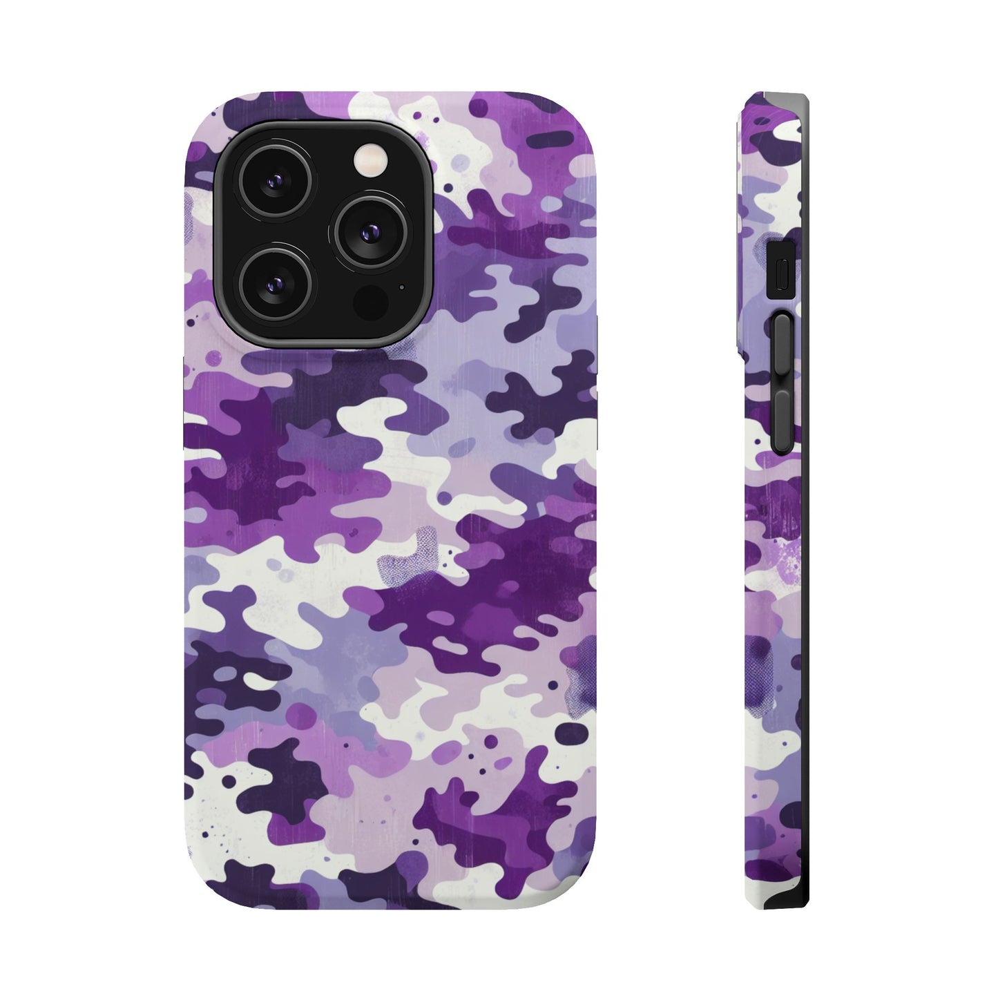 Purple Camouflage Design iPhone Tough Case -