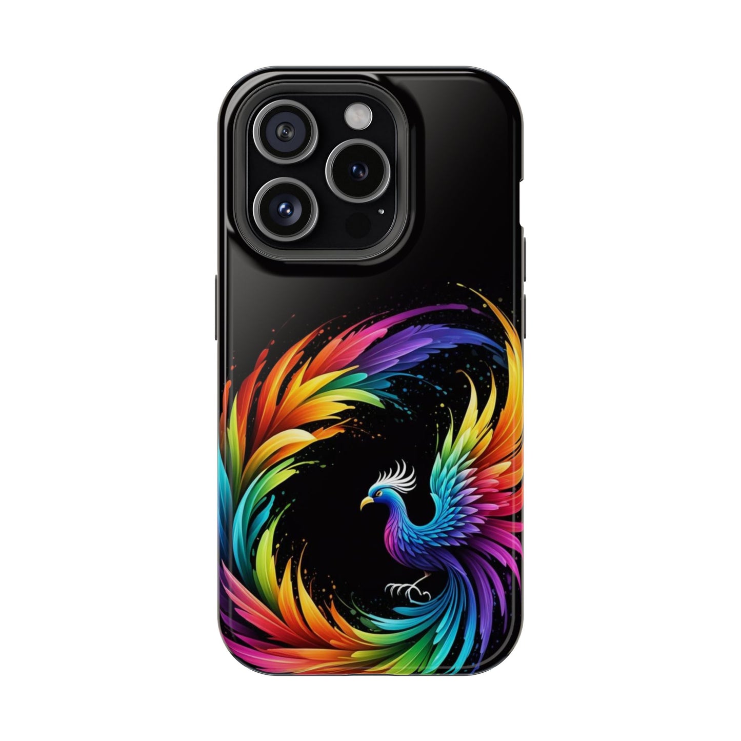 Rainbow Phoenix Design iPhone Tough Case