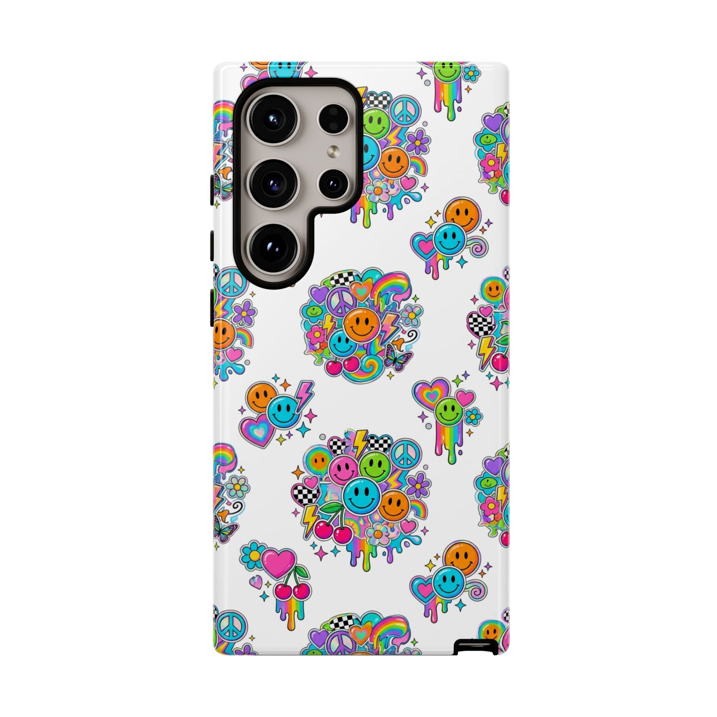 Retro Dopamine-Inspired Samsung Tough Phone Case