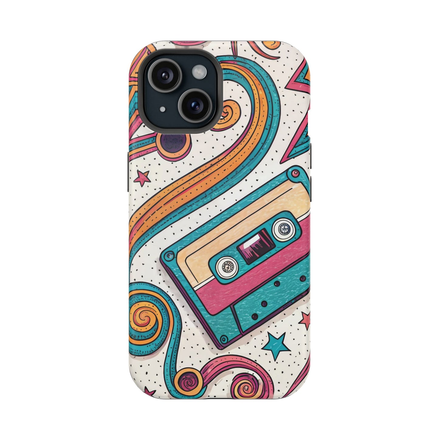 Retro Cassette Design iPhone Tough Case