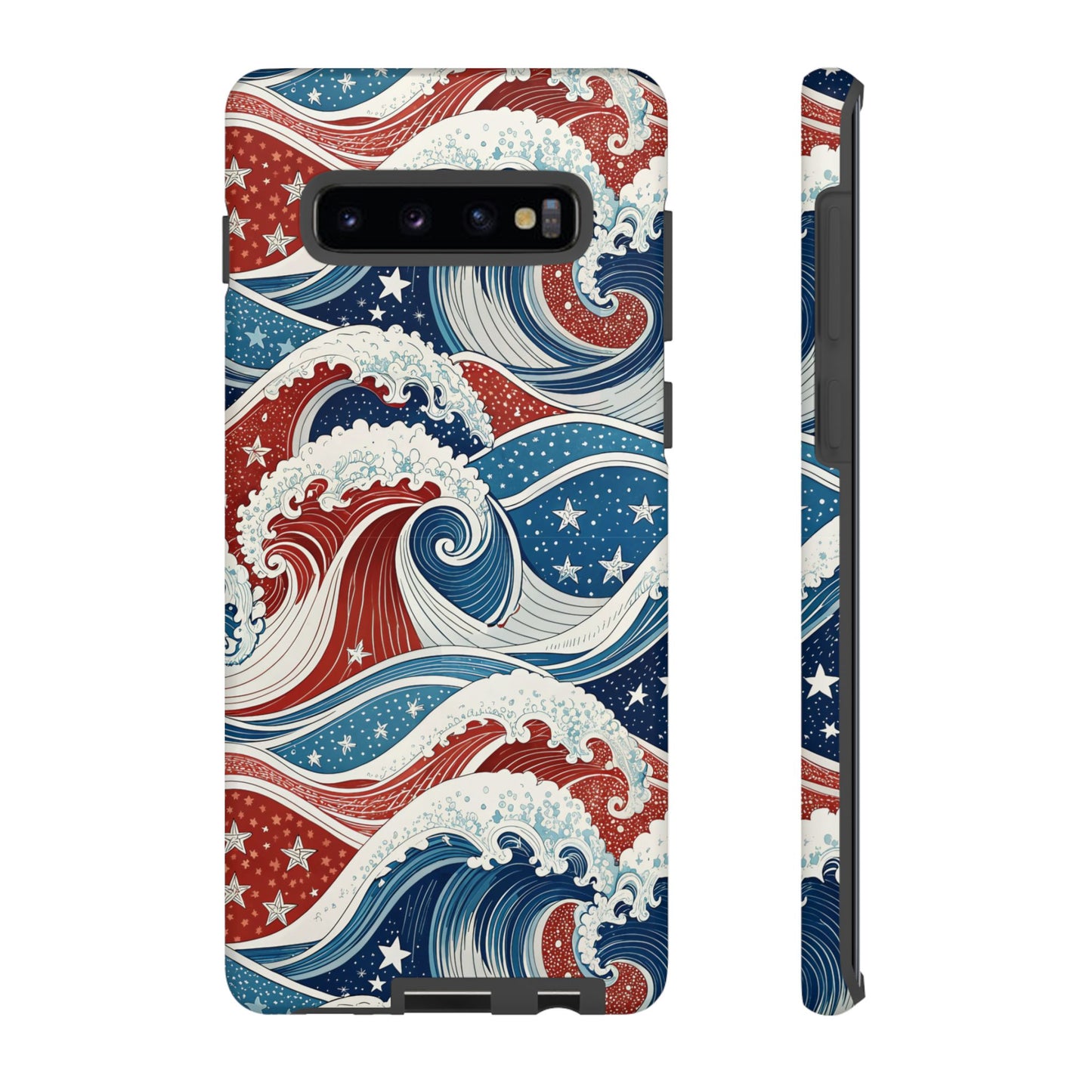 Patriotic Waves Samsung Tough Case Phone Case