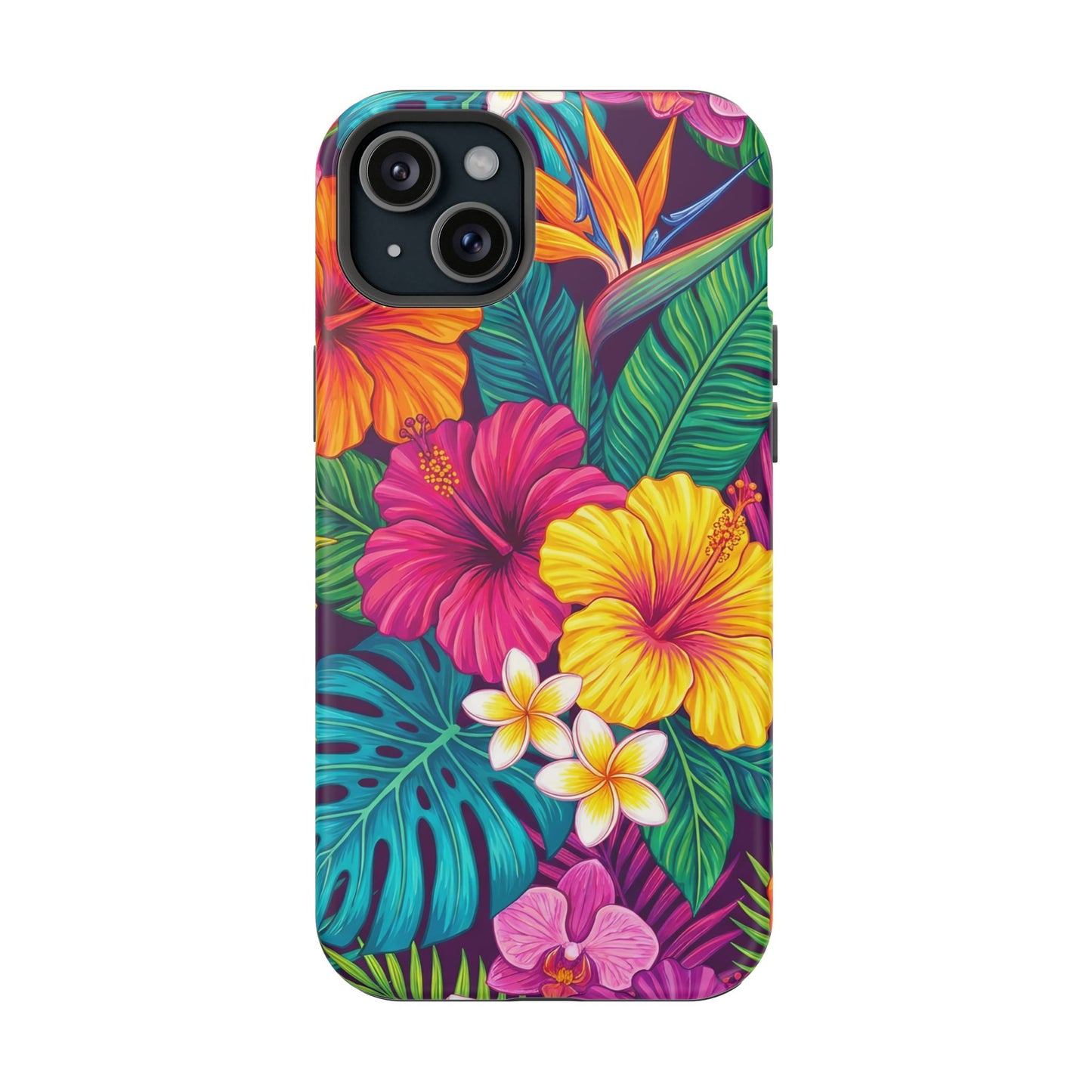 Vibrant Tropical iPhone Tough Case — Magnetic Impact-Resistant