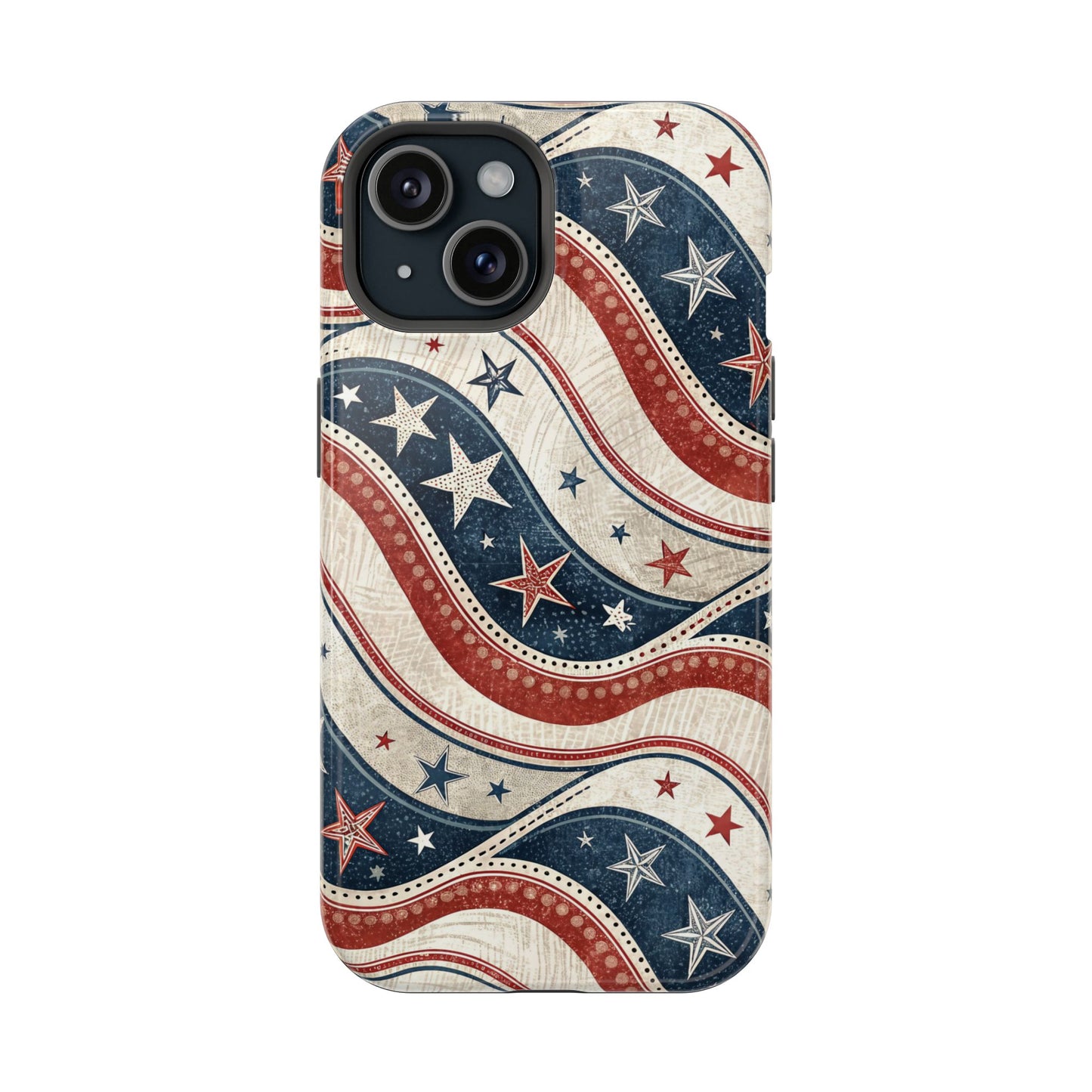 Vintage Patriotic Inspired Ribbon iPhone Case