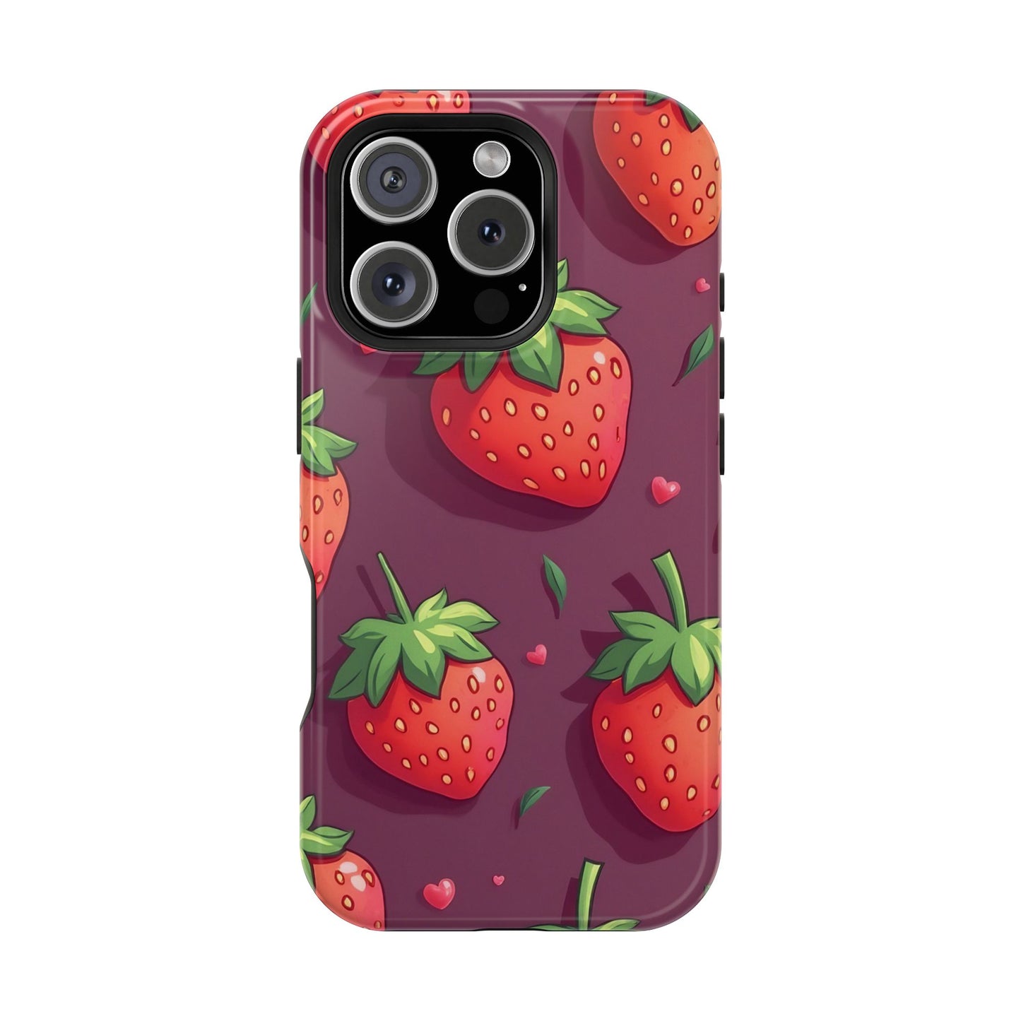 Strawberry Design iPhone Tough Phone Case