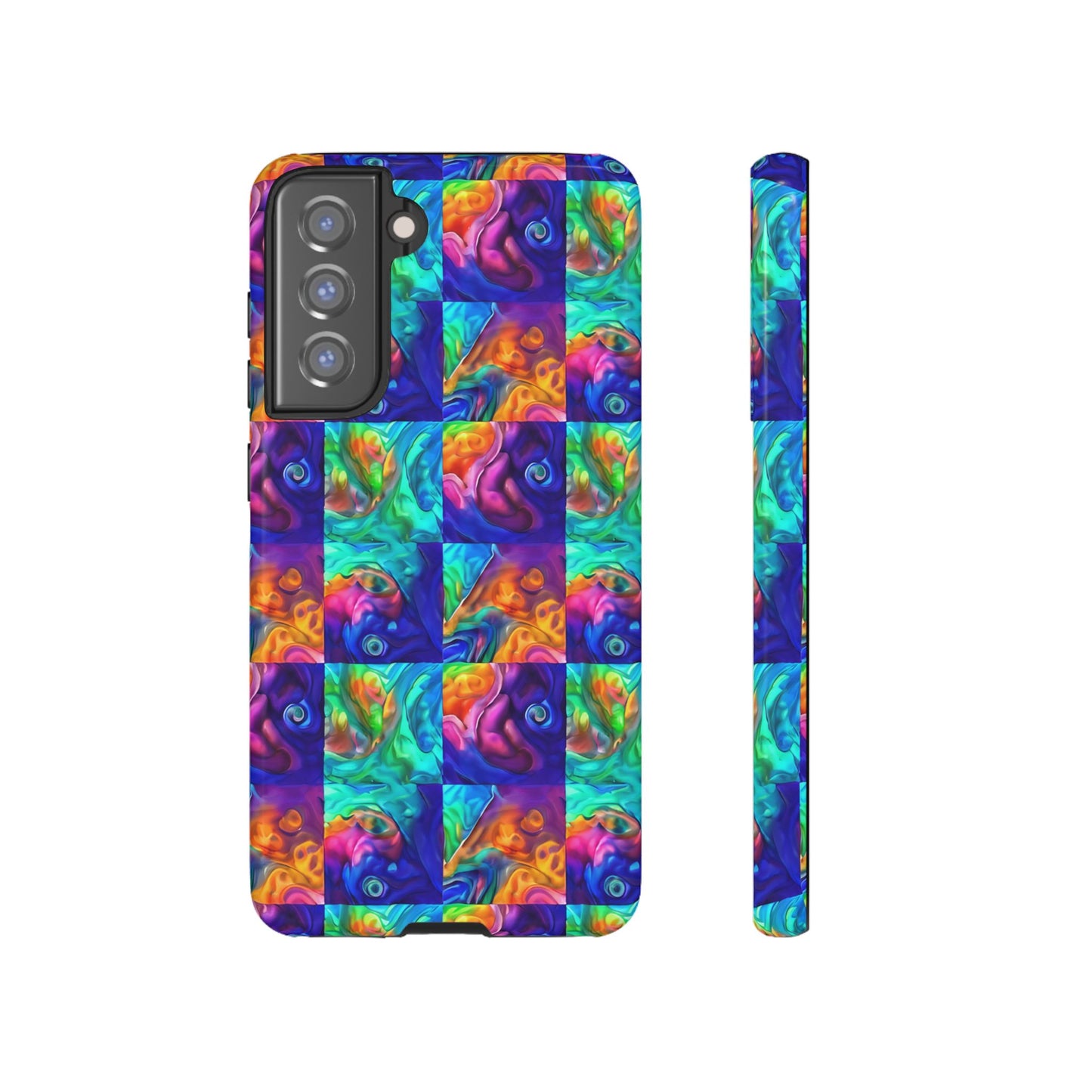Abalone Swirl Samsung Phone Case — Glowing Shell Design