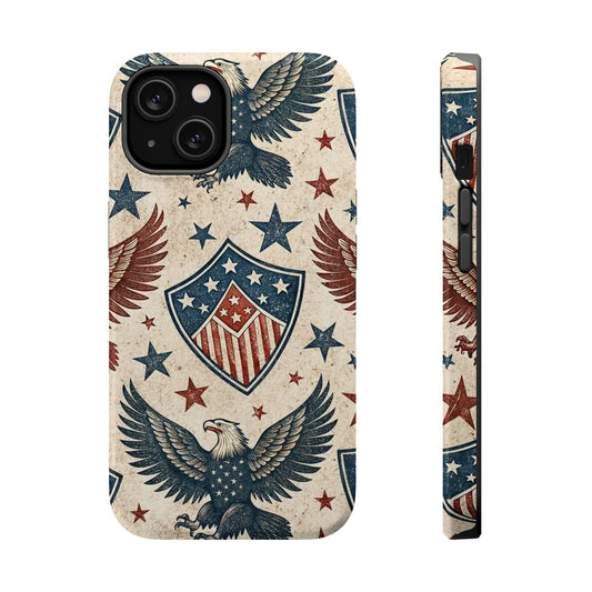 Vintage American Pride iPhone Tough Case