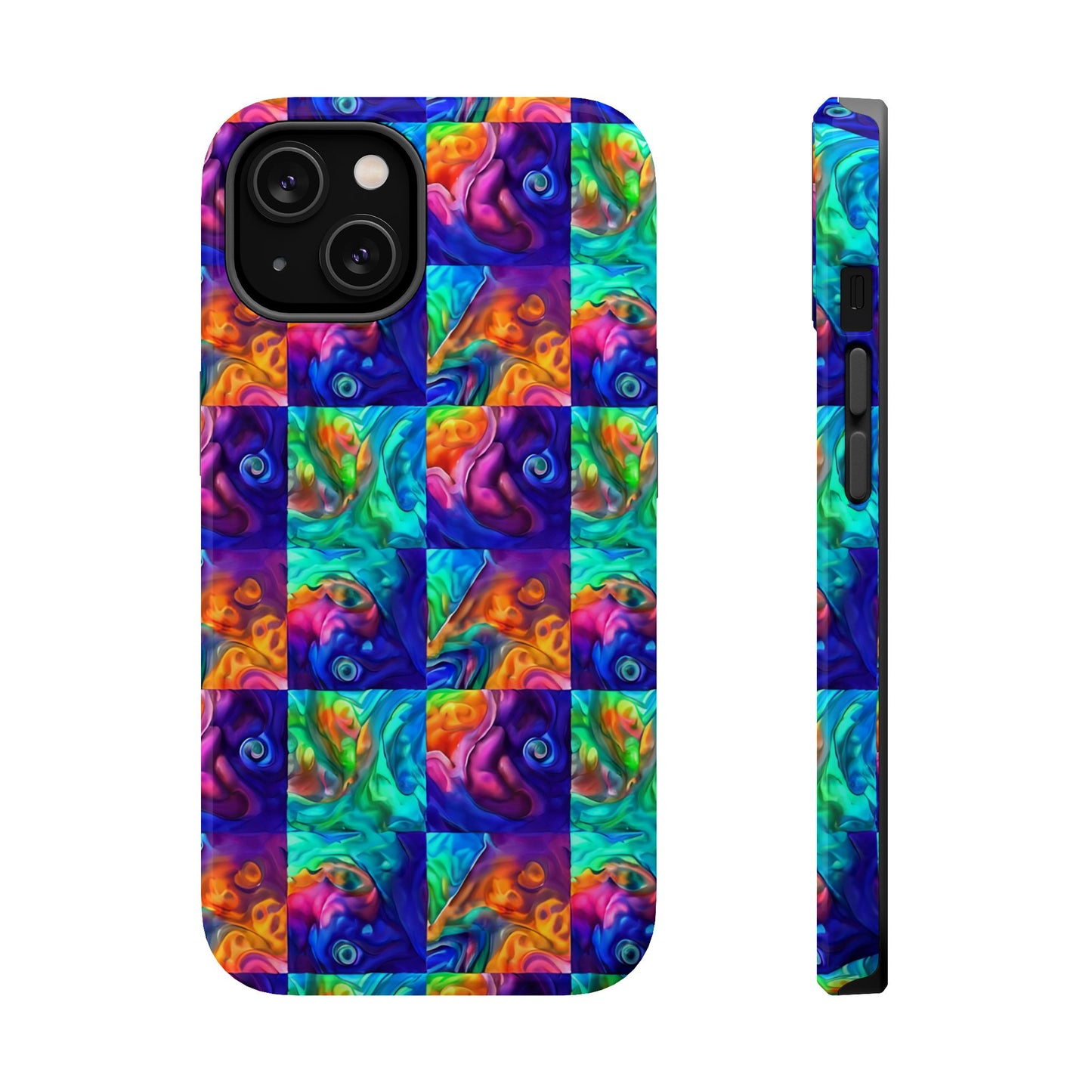 Abalone Swirl iPhone Case — Glowing Shell Impact-Resistant Case