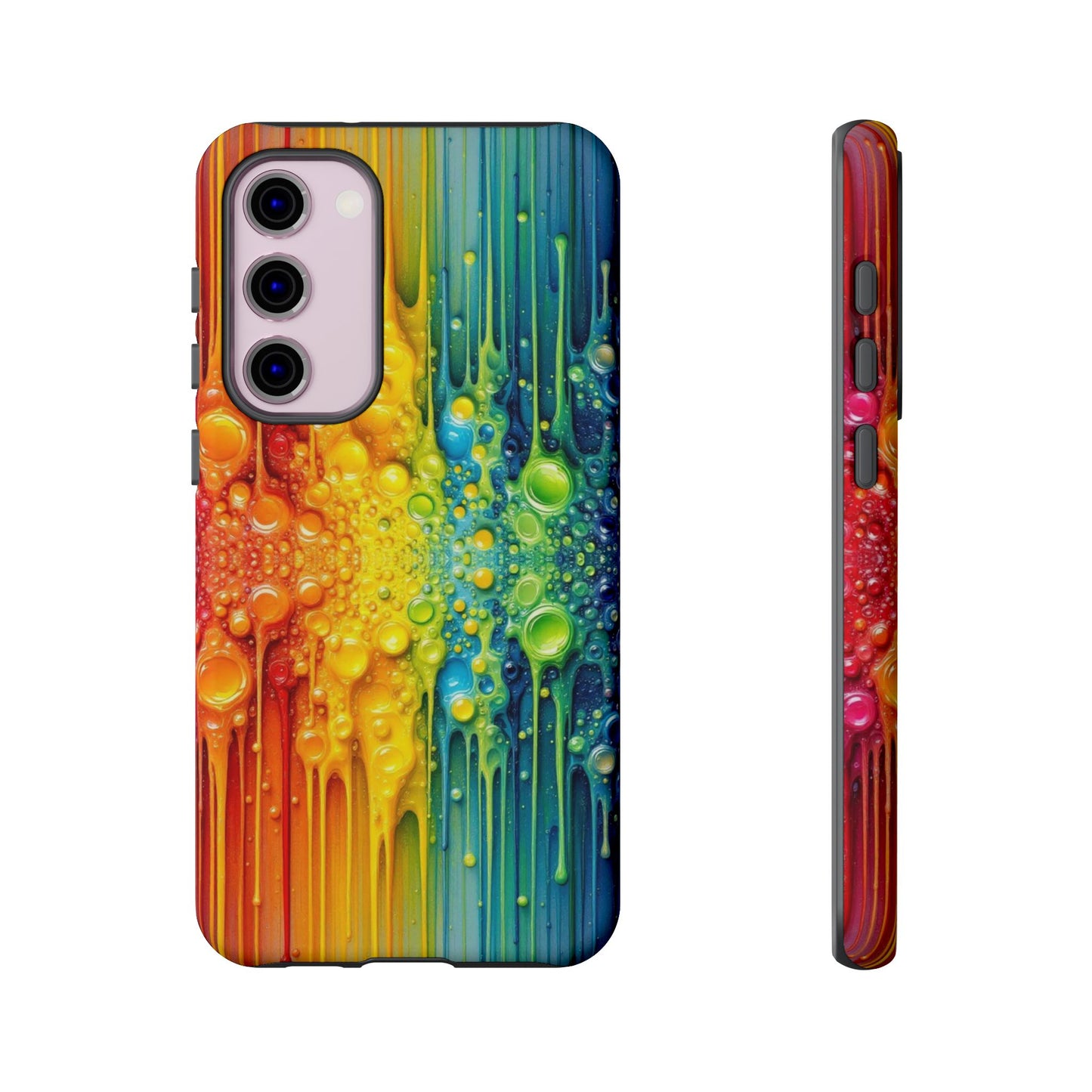 Rainbow Paint Splash Samsung Tough Case