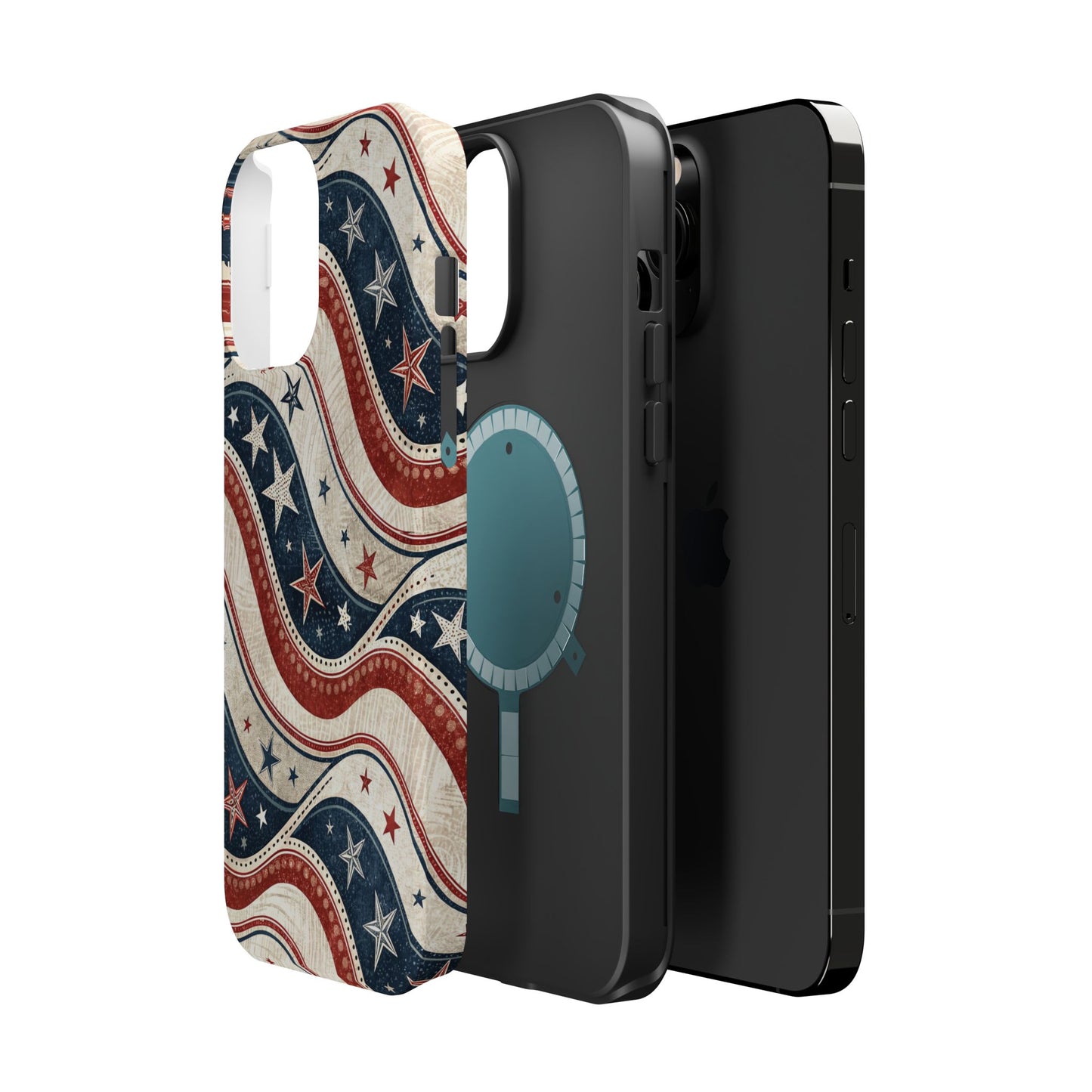 Vintage Patriotic Inspired Ribbon iPhone Case