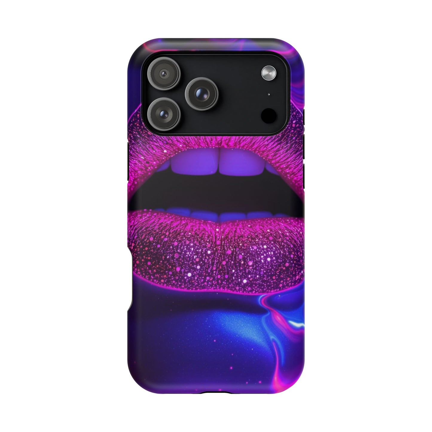 Purple Kiss Design iPhone Tough Case