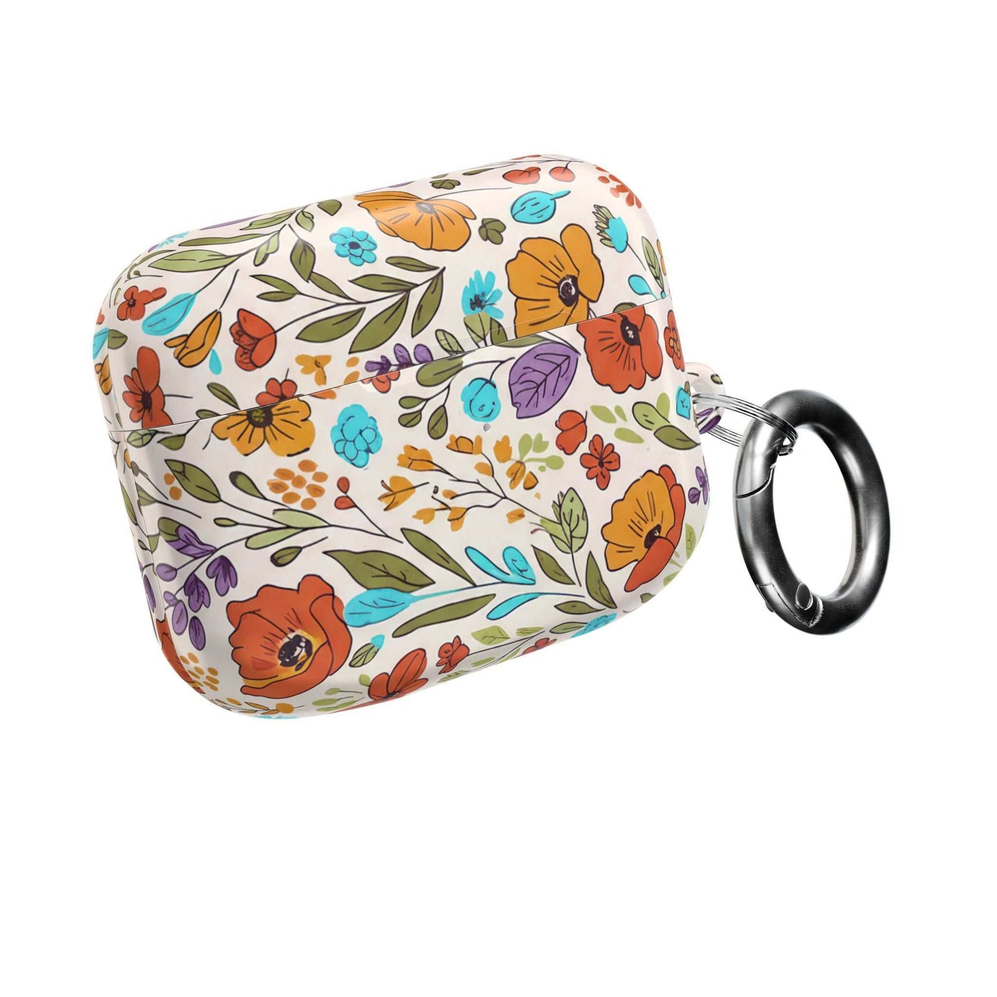 Floral Drawing AirPod Case — Botanical Sketch Protective Cover