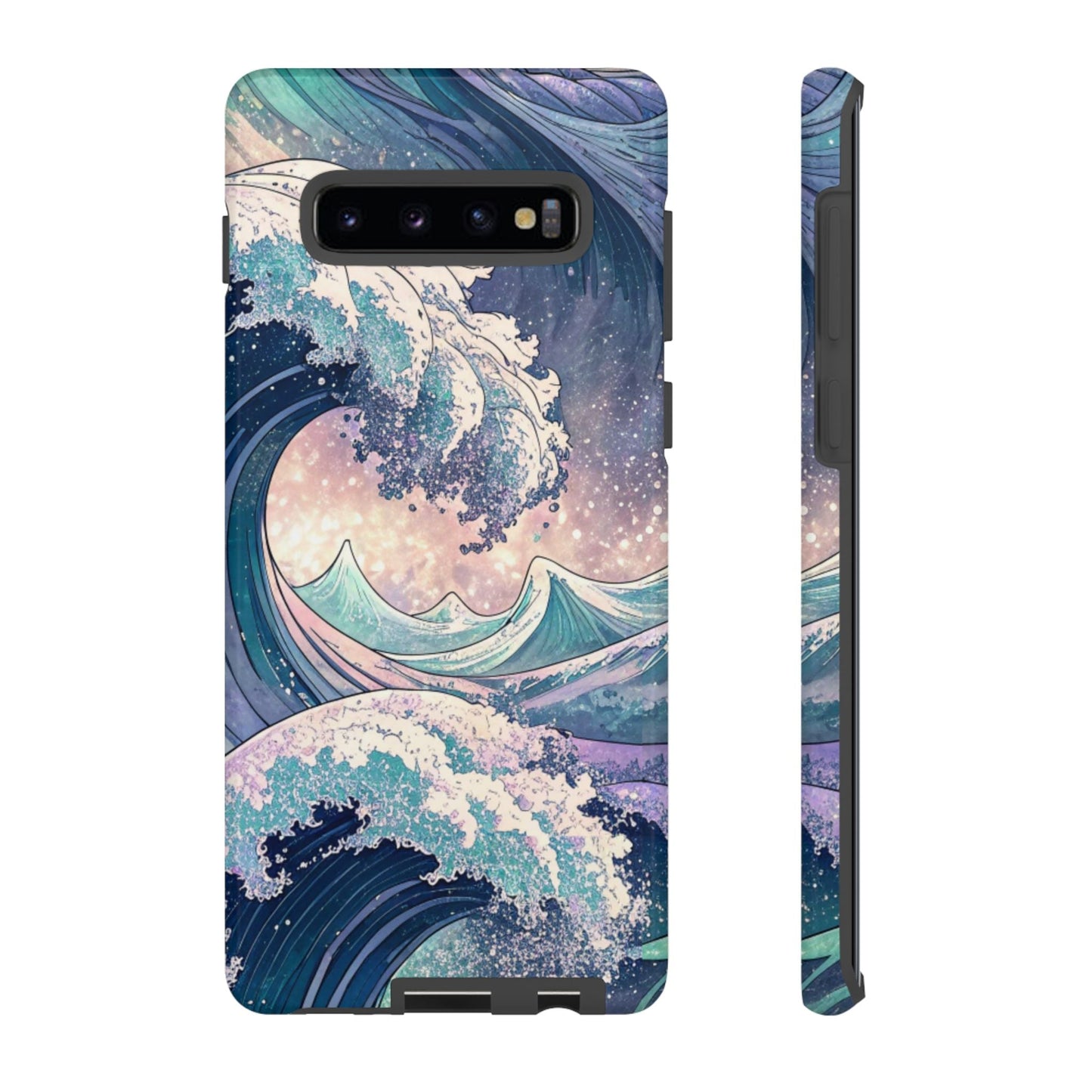 Crashing Waves Samsung tough phone case with durable beach-inspired design for Samsung Galaxy models.