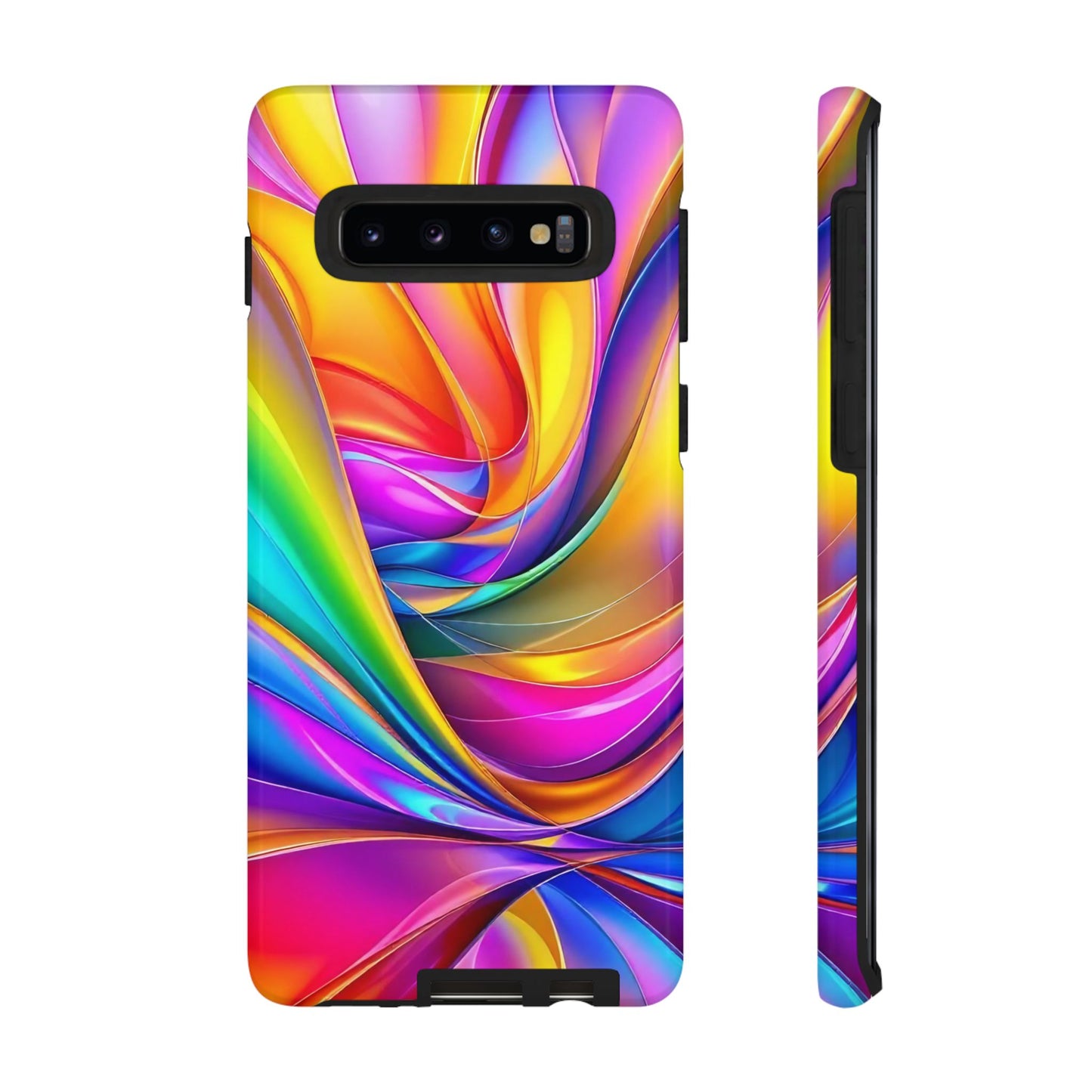 Deconstructed Rainbow Wave Samsung Tough Case