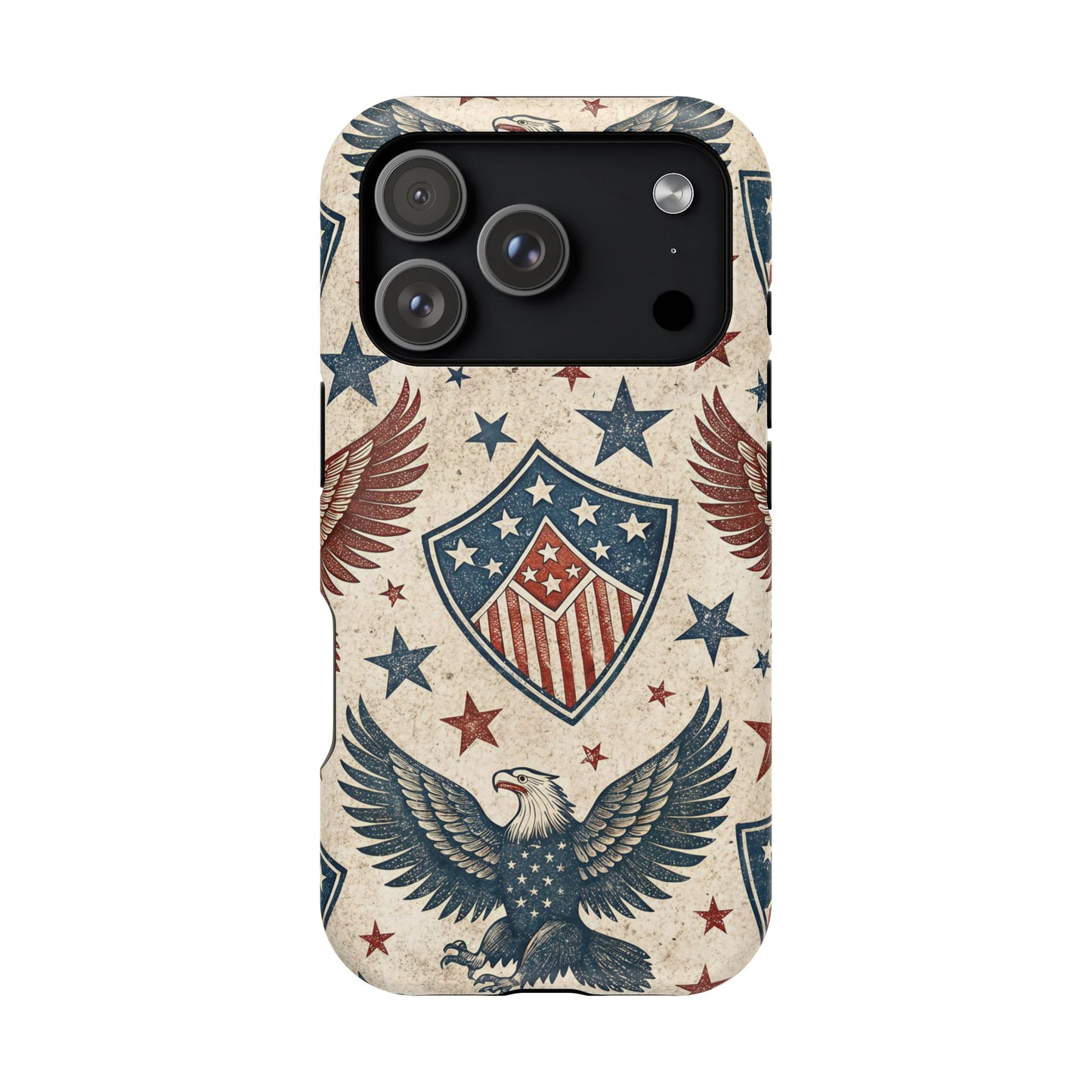 Vintage American Pride iPhone Tough Case
