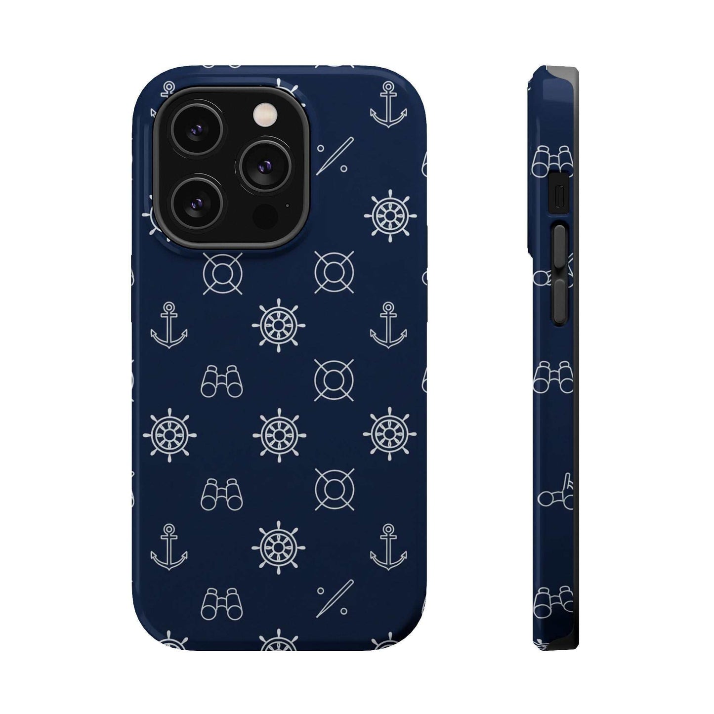 Minimalist Nautical iPhone Case — Magnetic Impact-Resistant Phone Case