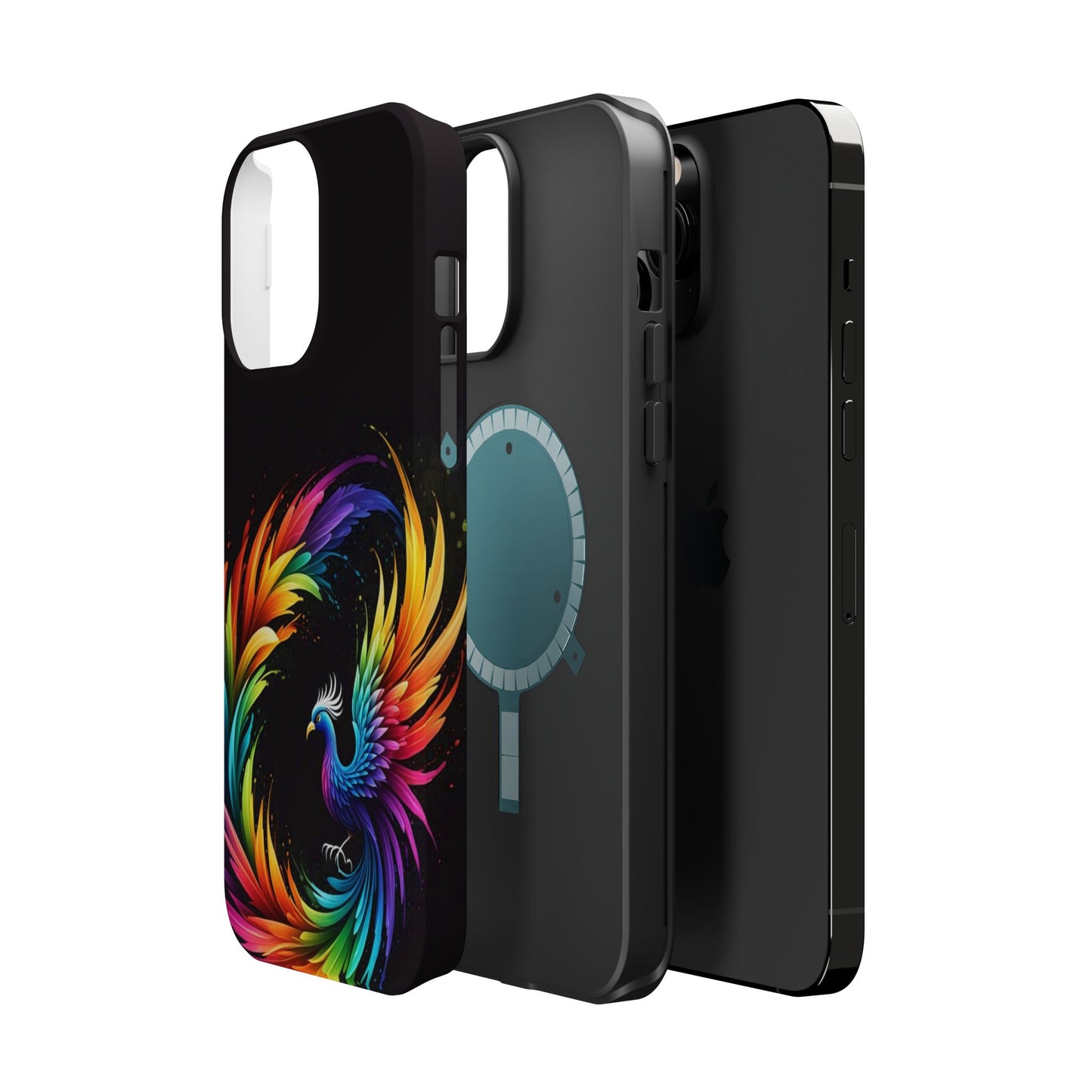 Rainbow Phoenix Design iPhone Tough Case