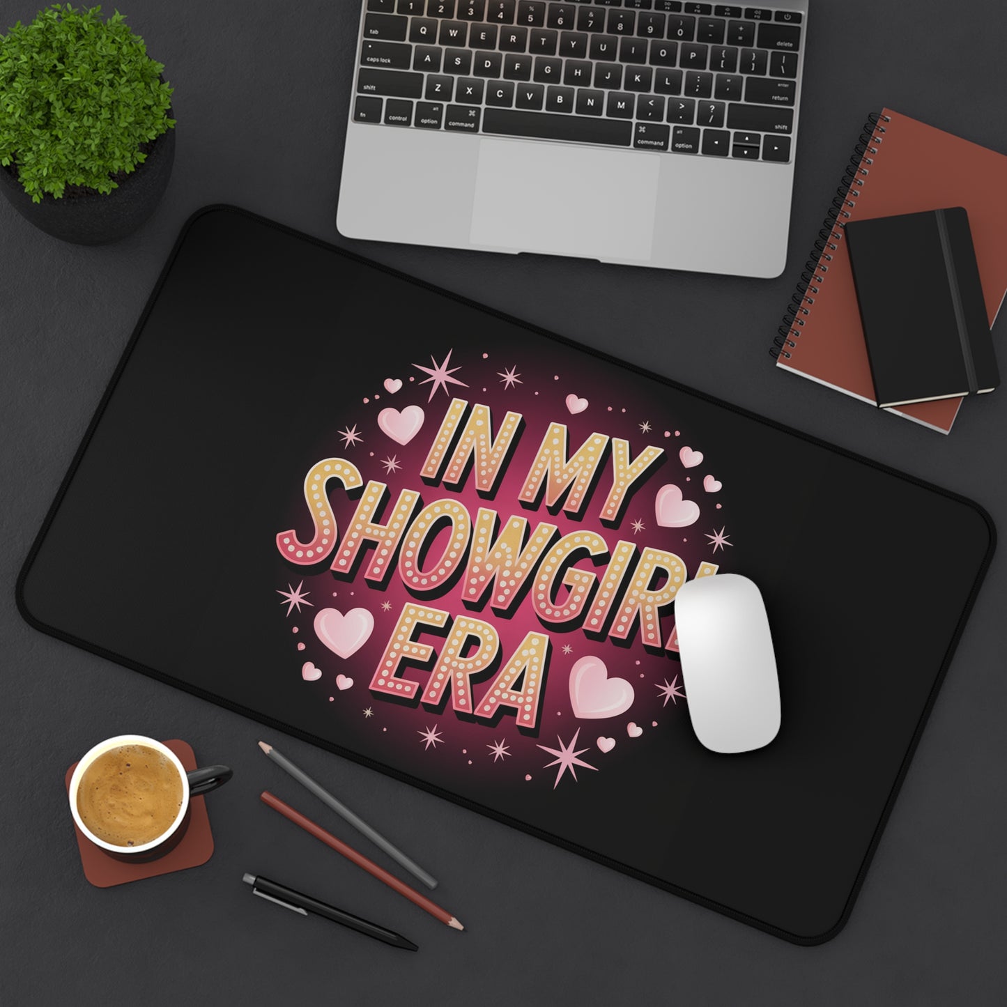 In My Showgirl Era Desk Mat, Office Desk Accessory