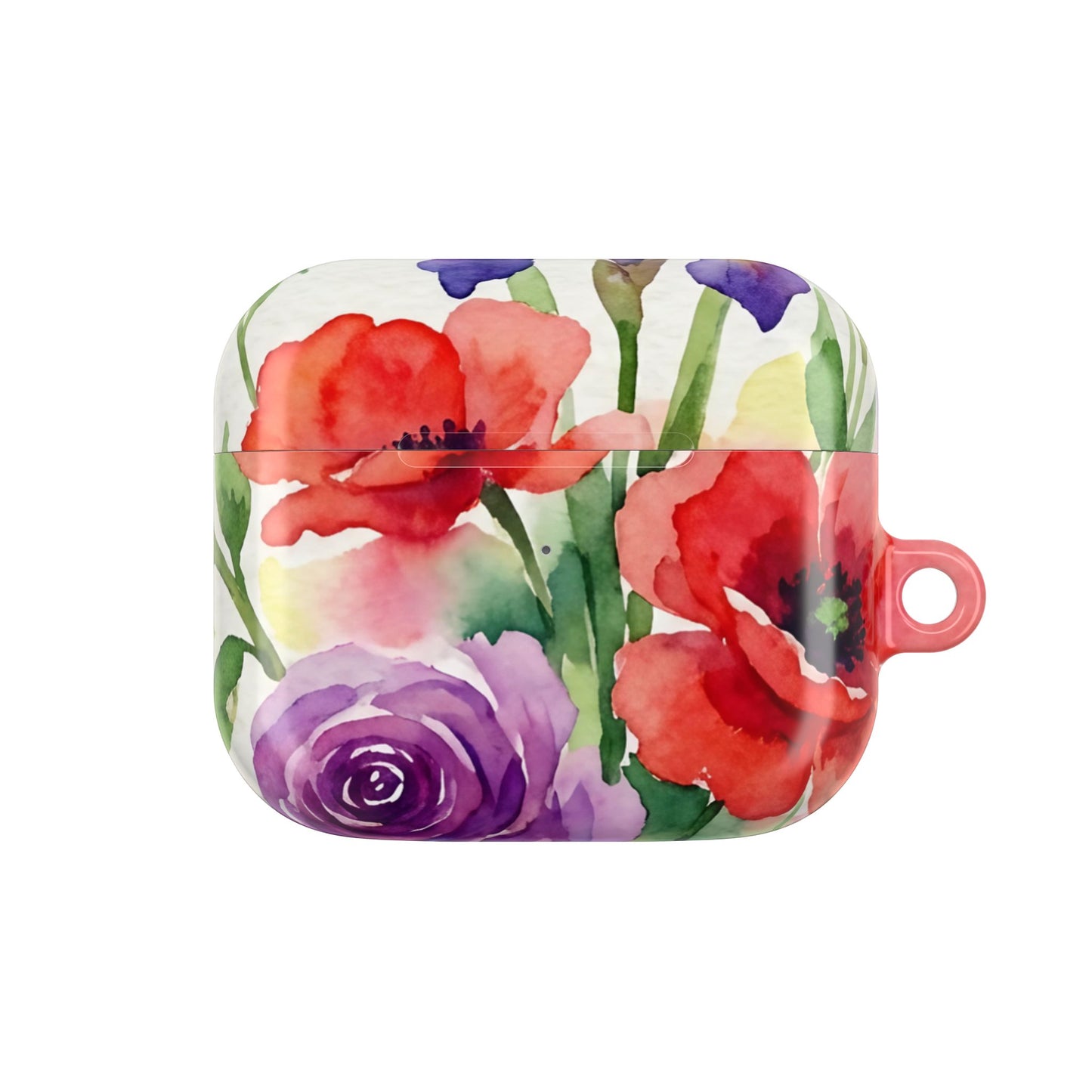 Watercolor Bouquet AirPod Case — Floral Protective Earbud Cover