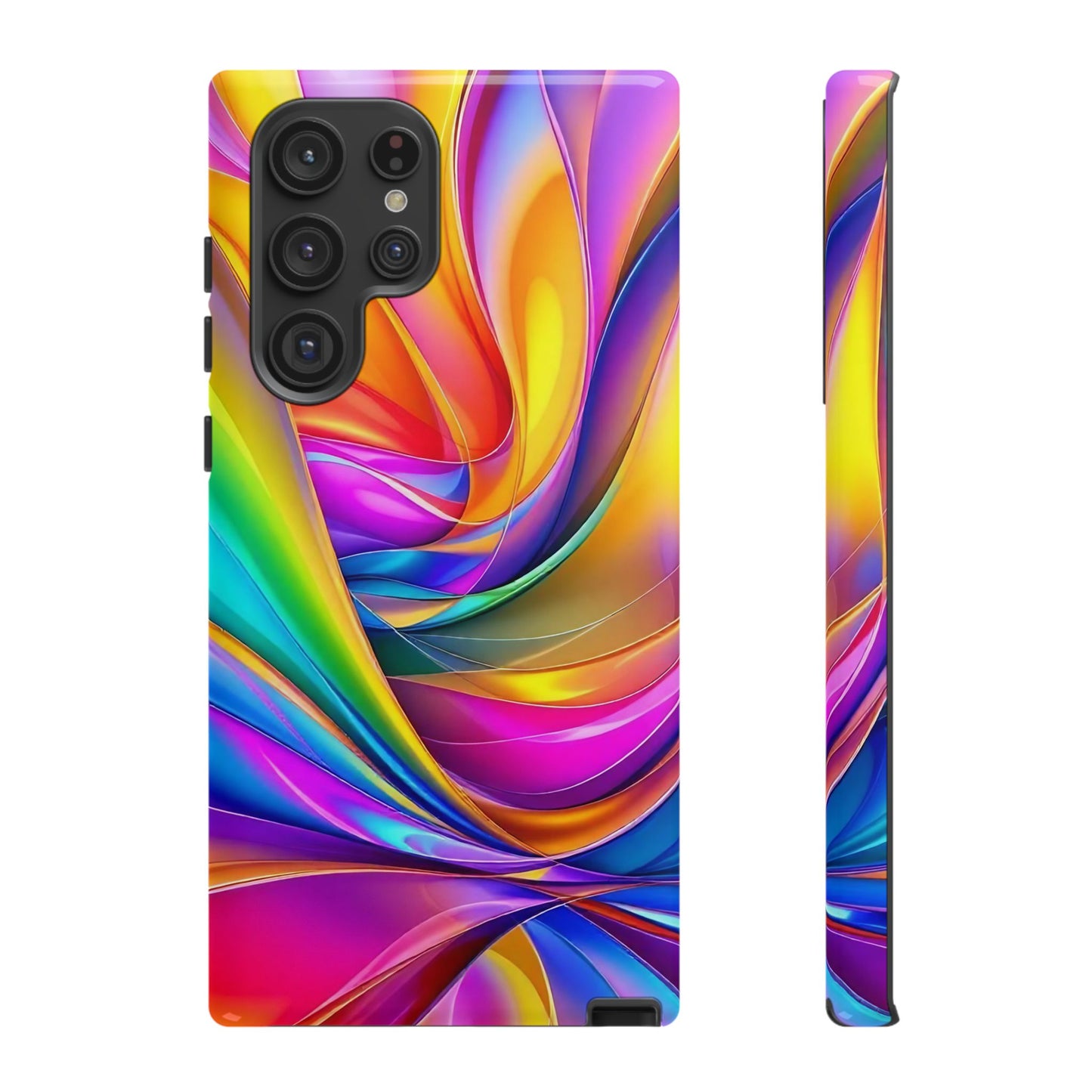 Deconstructed Rainbow Wave Samsung Tough Case