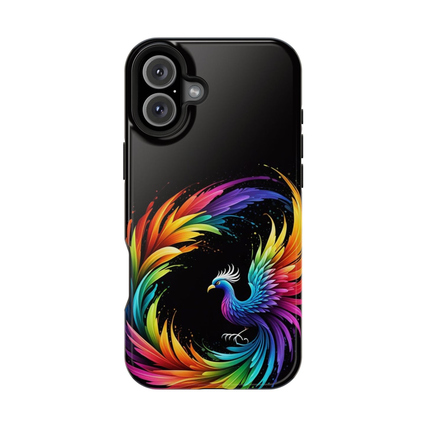 Rainbow Phoenix Design iPhone Tough Case