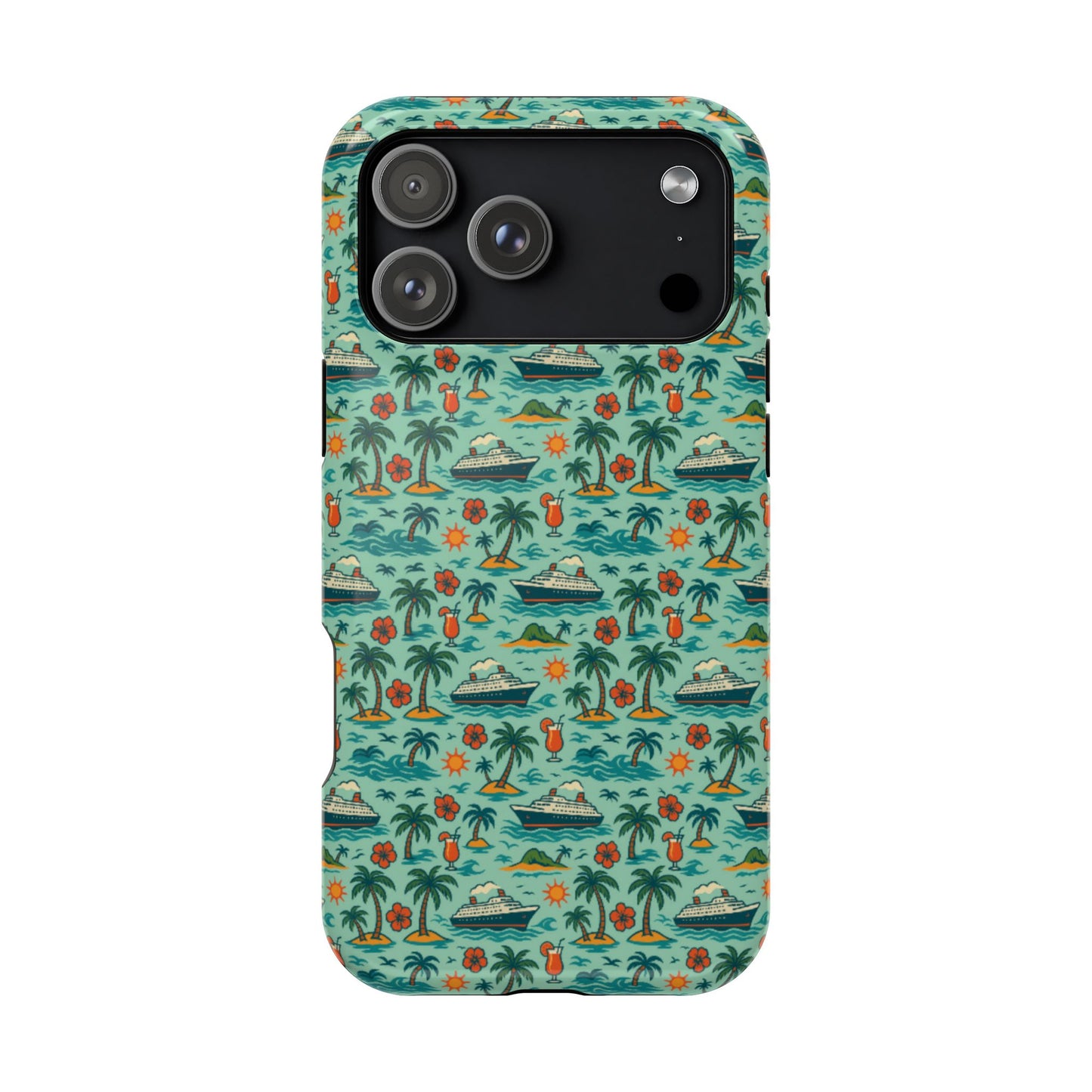 Tropical Cruise Tough iPhone Case