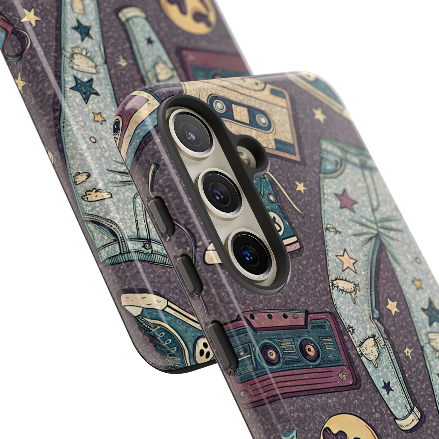 90s Cassette Collage Samsung Tough Phone Case