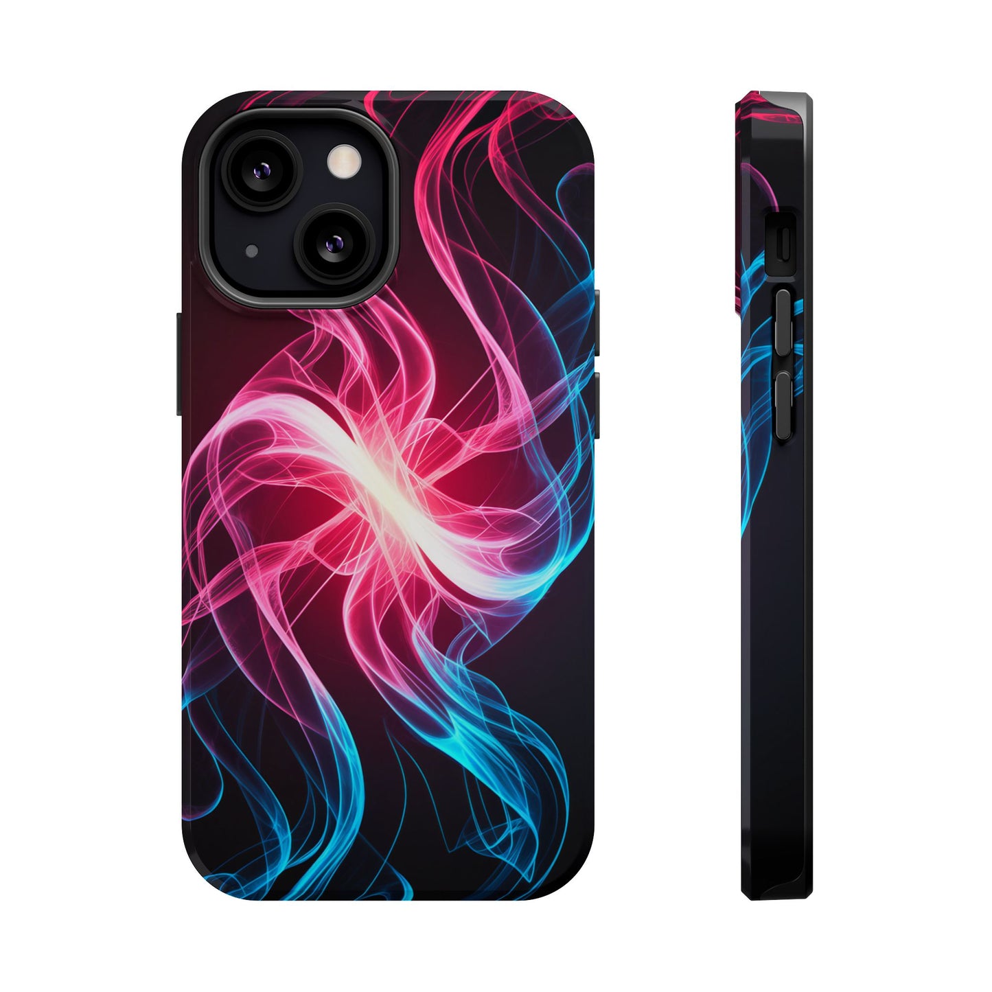 Red White and Blue Swirl Design iPhone Tough Case