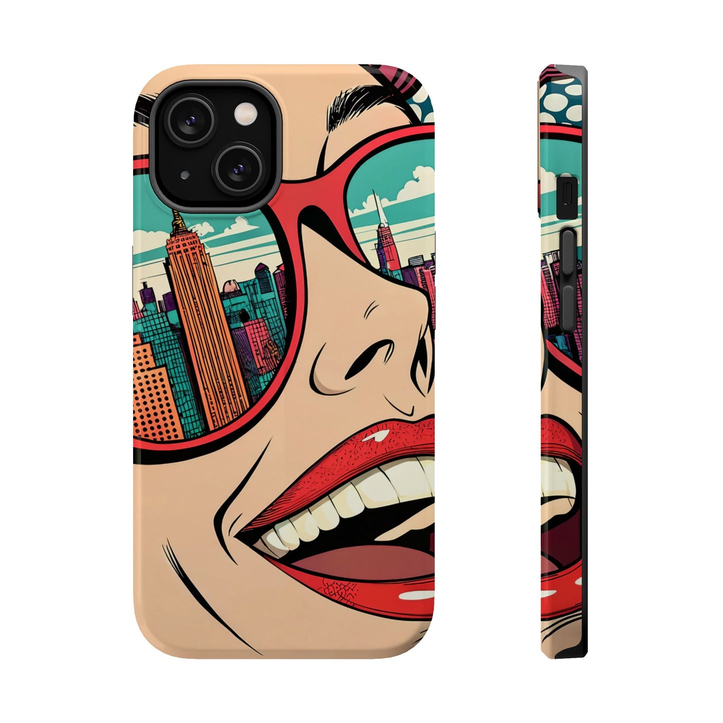 City View Pop Art Design iPhone Tough Case