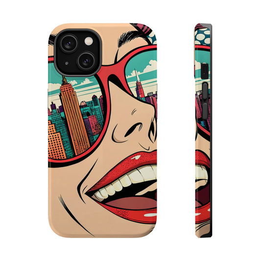 City View Pop Art Design iPhone Tough Case