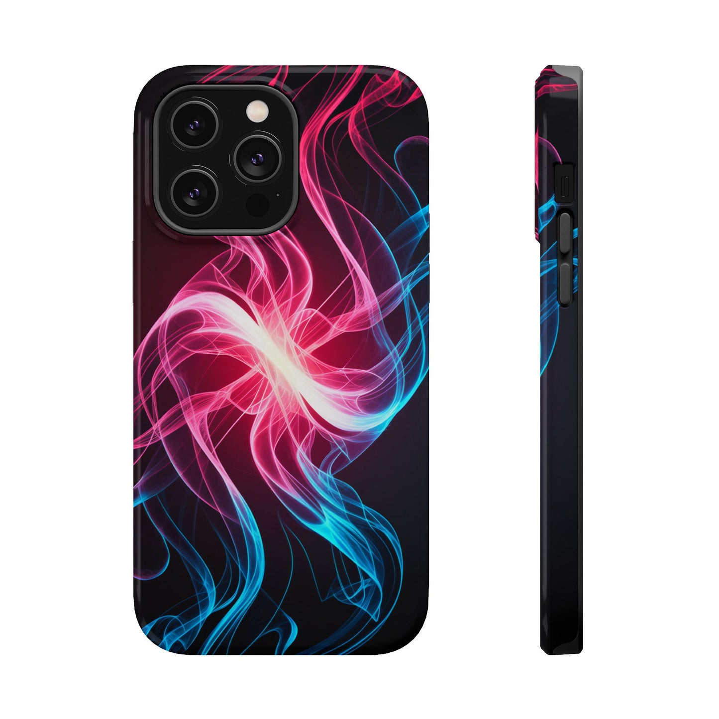 Red White and Blue Swirl Design iPhone Tough Case