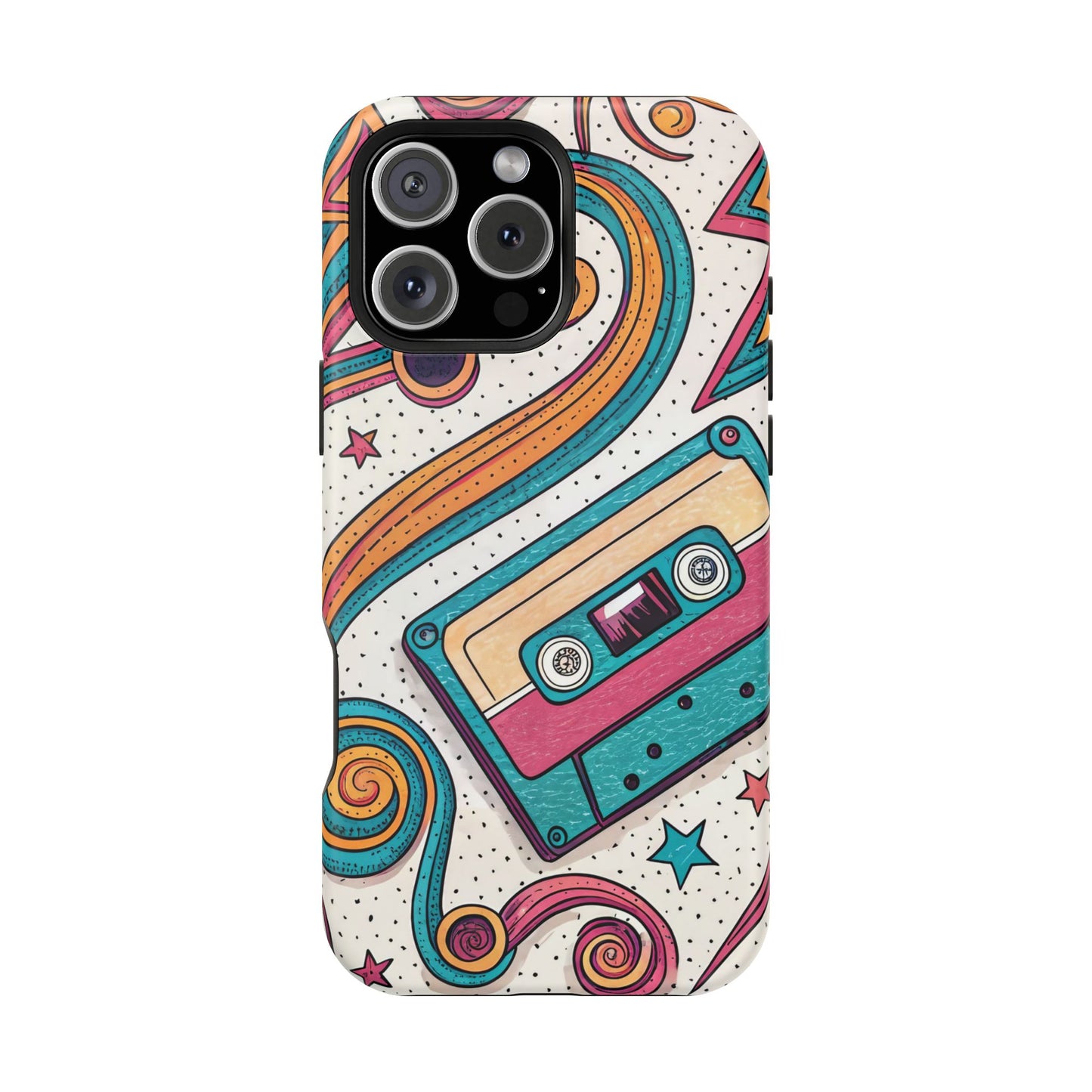 Retro Cassette Design iPhone Tough Case